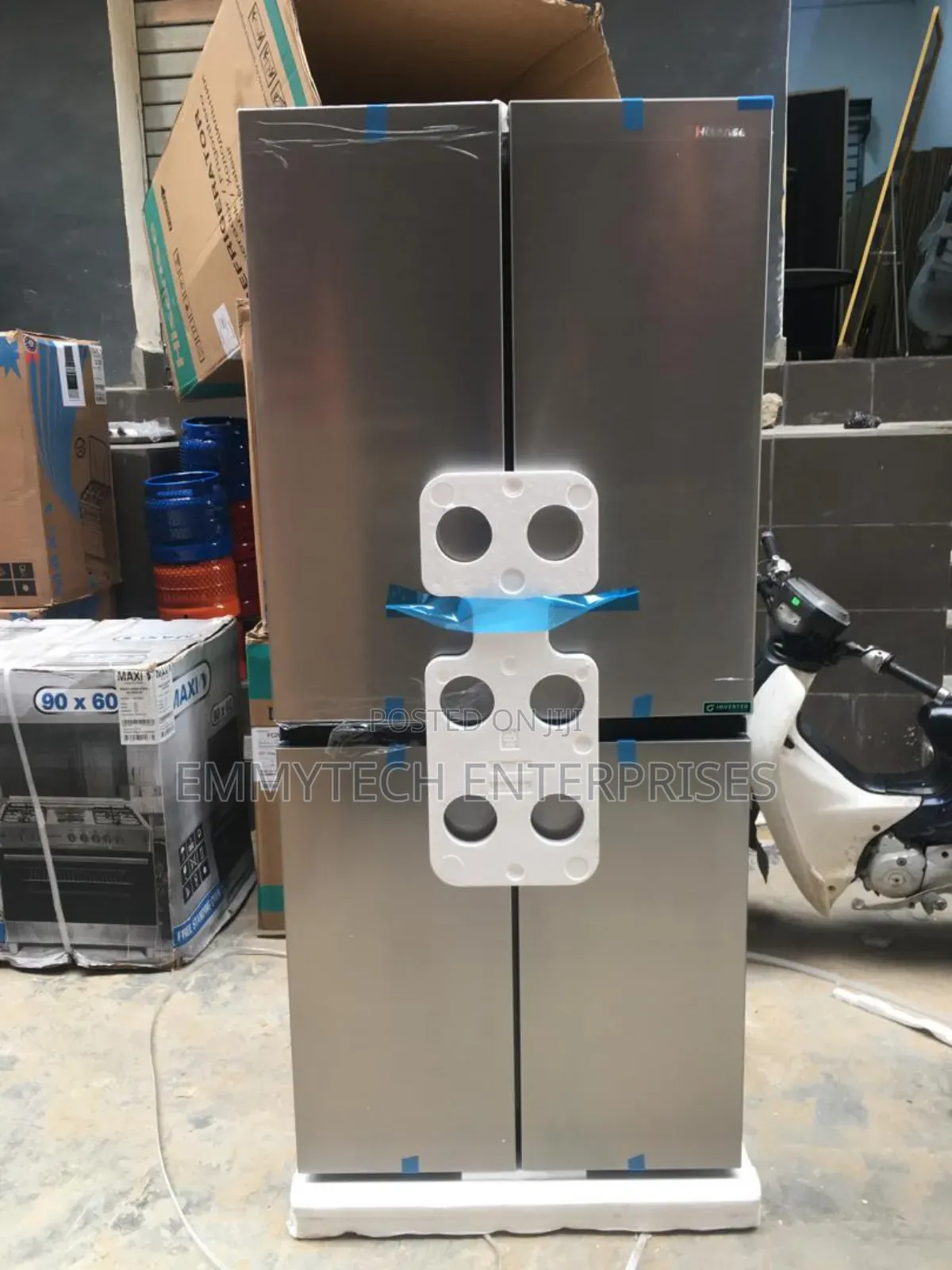 Come I Have Hisense Refrigerator Side-by-Side 392liters With Four Door