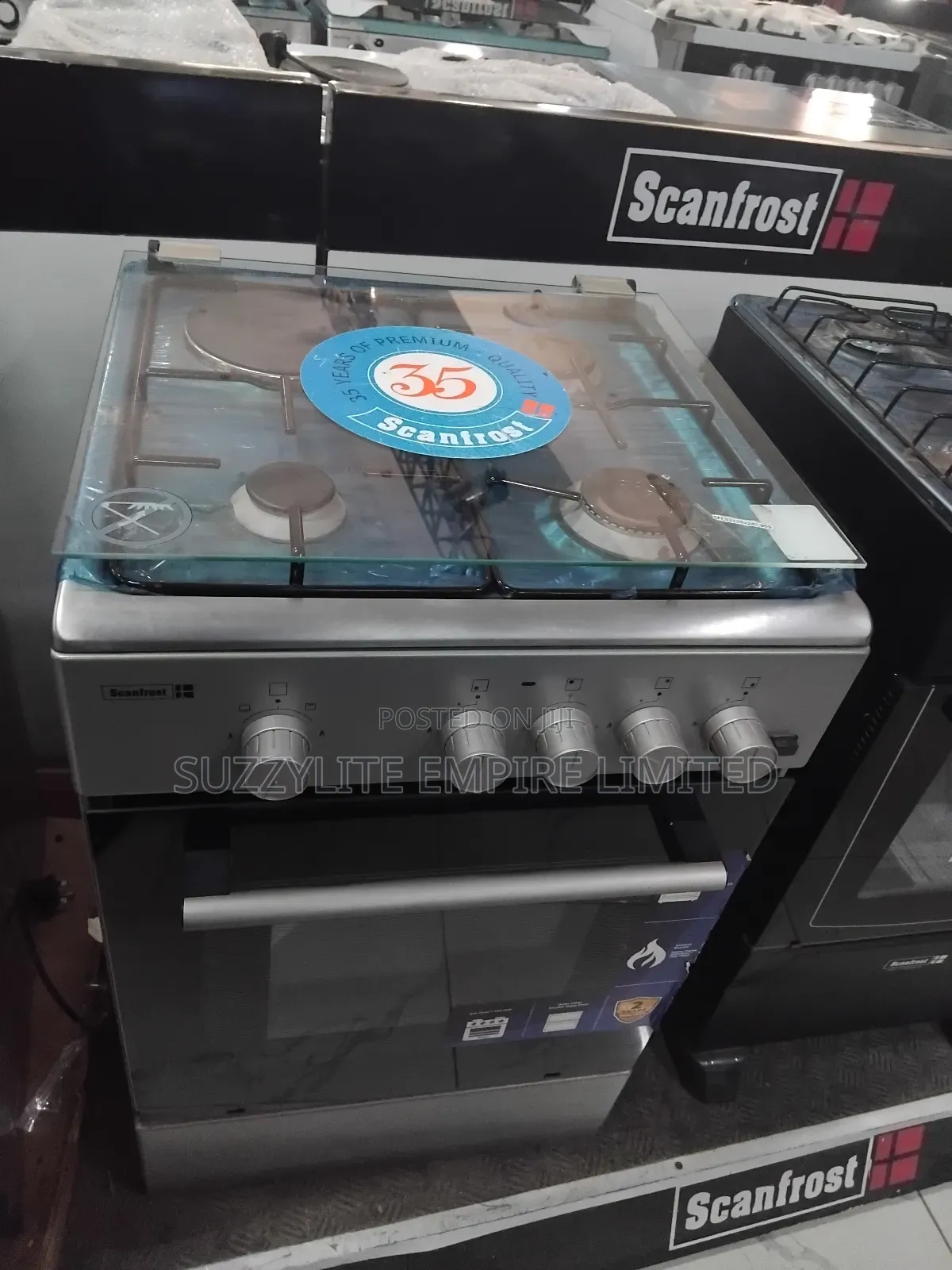 Scanfrost 50 By 50 Standing Gas Cooker 3gas Electric