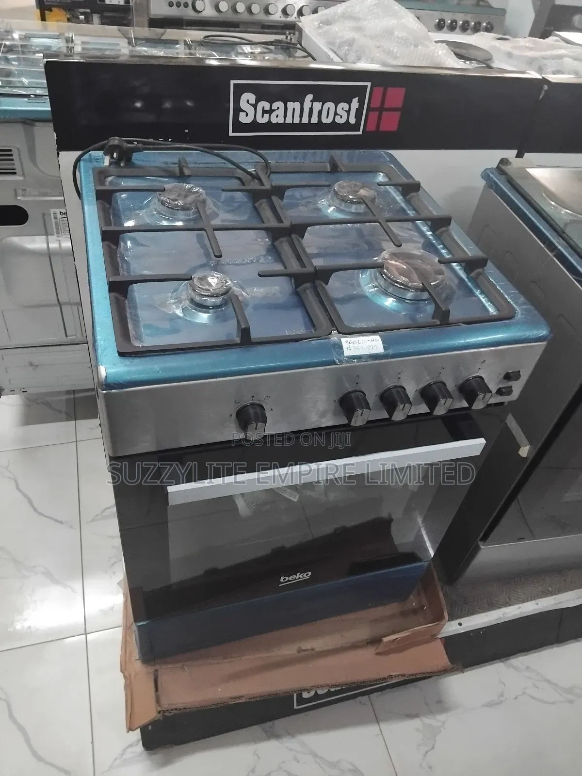 Beko Standing Gas Cooker 60 By 60 4 Burner