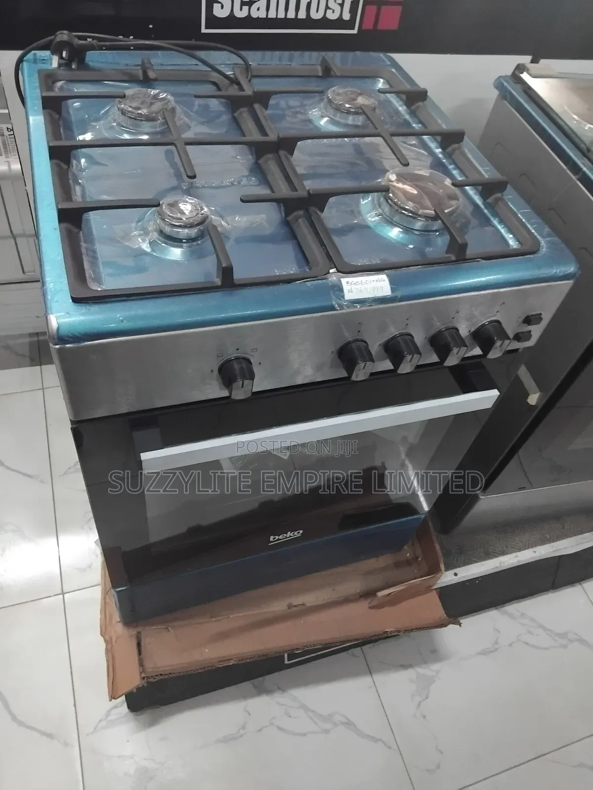 Beko Standing Gas Cooker 60 By 60 4 Burner