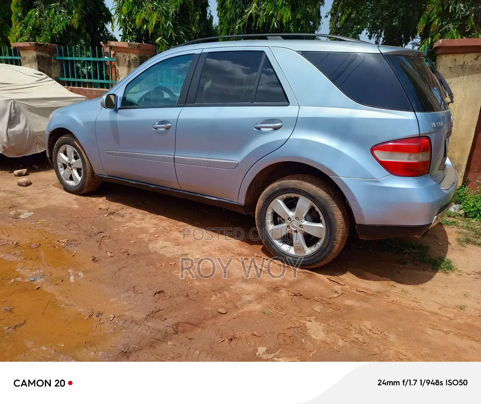 Mercedes-Benz M Class ML 500 AWD 4Matic (5.0L V8 7A) 2006 Blue