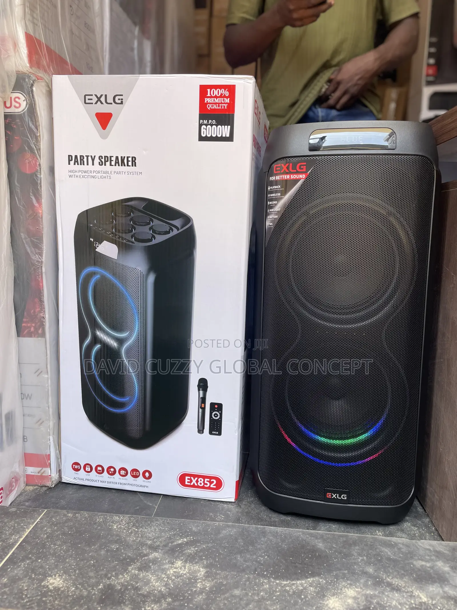 Exlg Rechargeable Party Speaker 