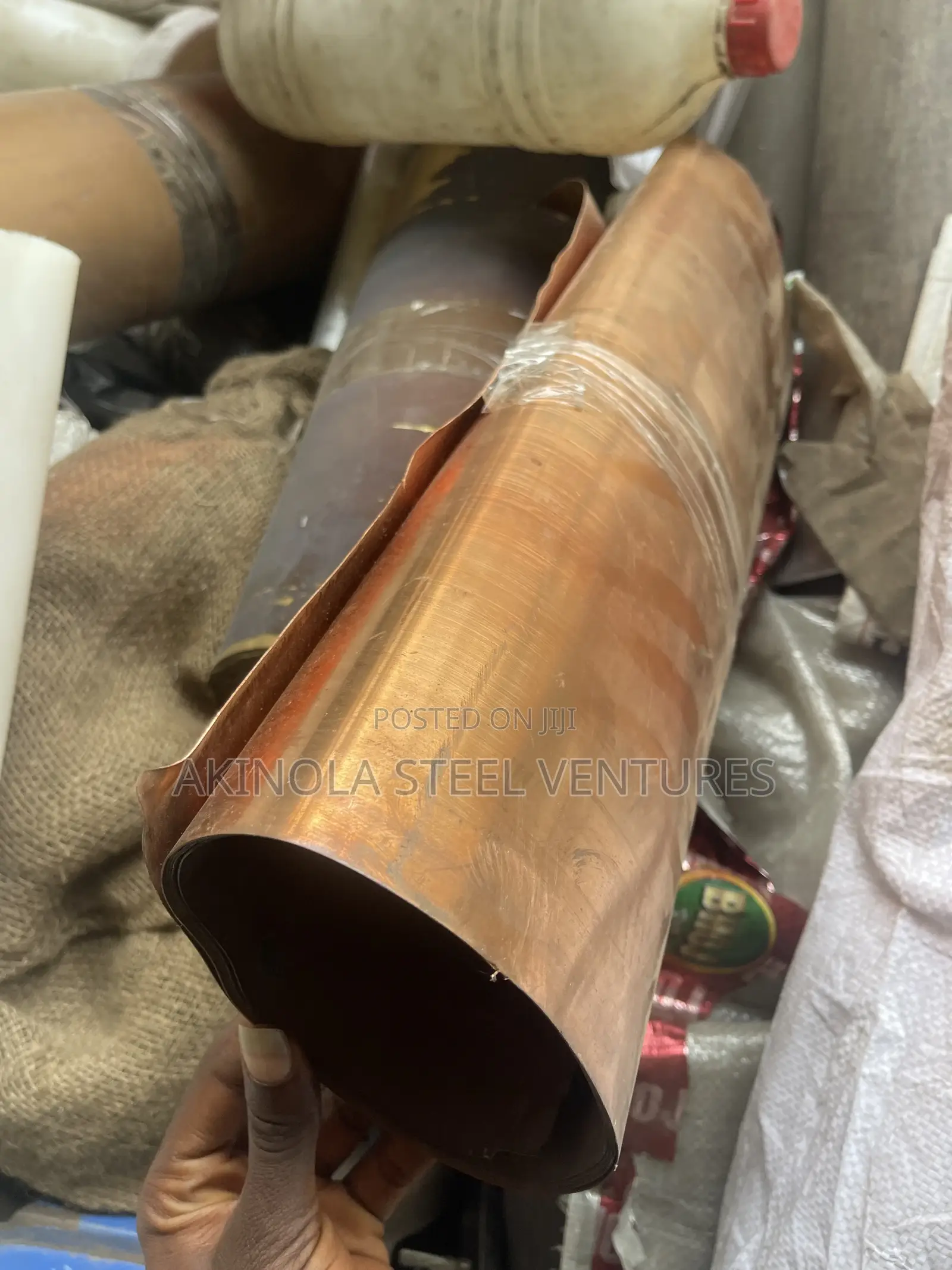 0.1mm by 400mm Wide Pure Copper Shim / Sheet
