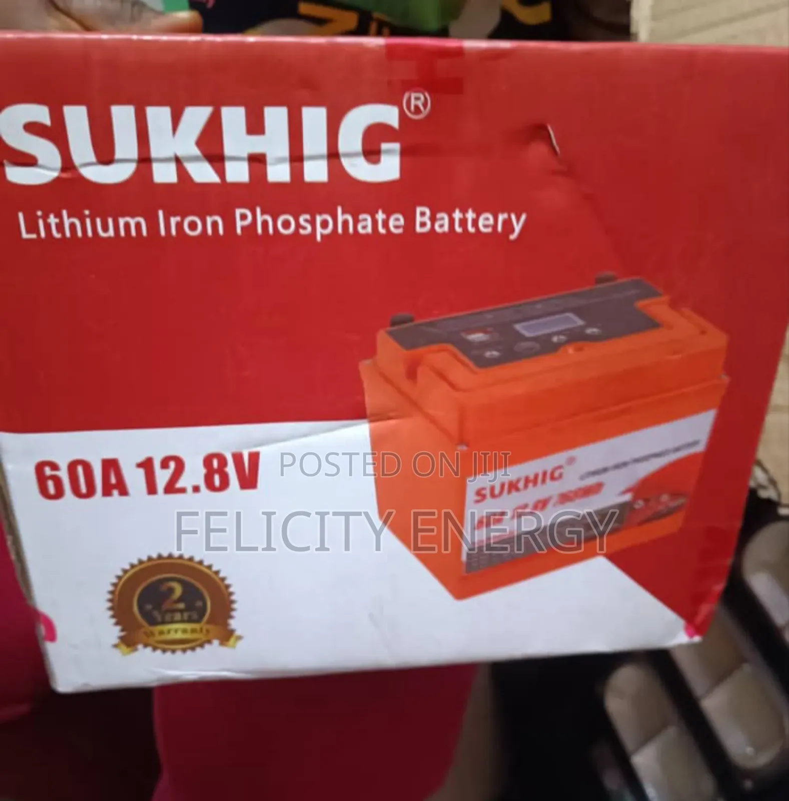 Sukhig 60amps 12.8v Lithium Battery