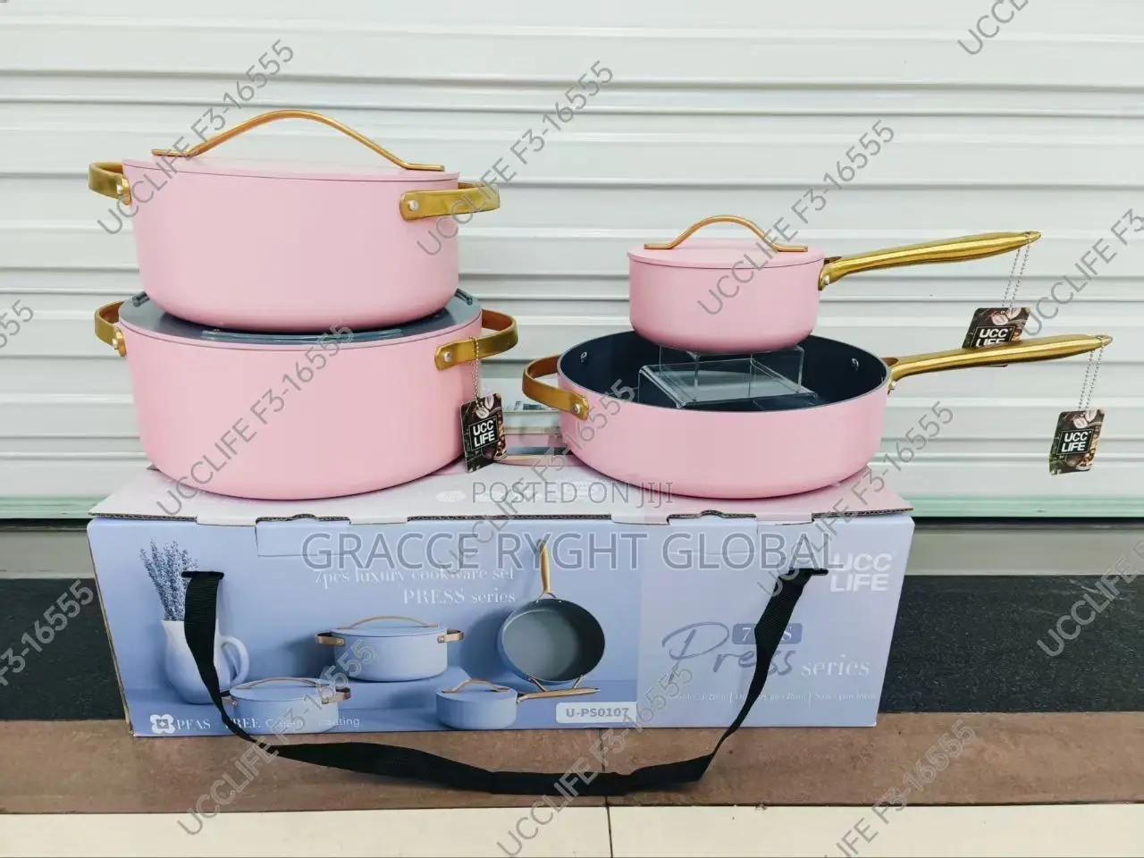 7pcs Luxury Cookware Set