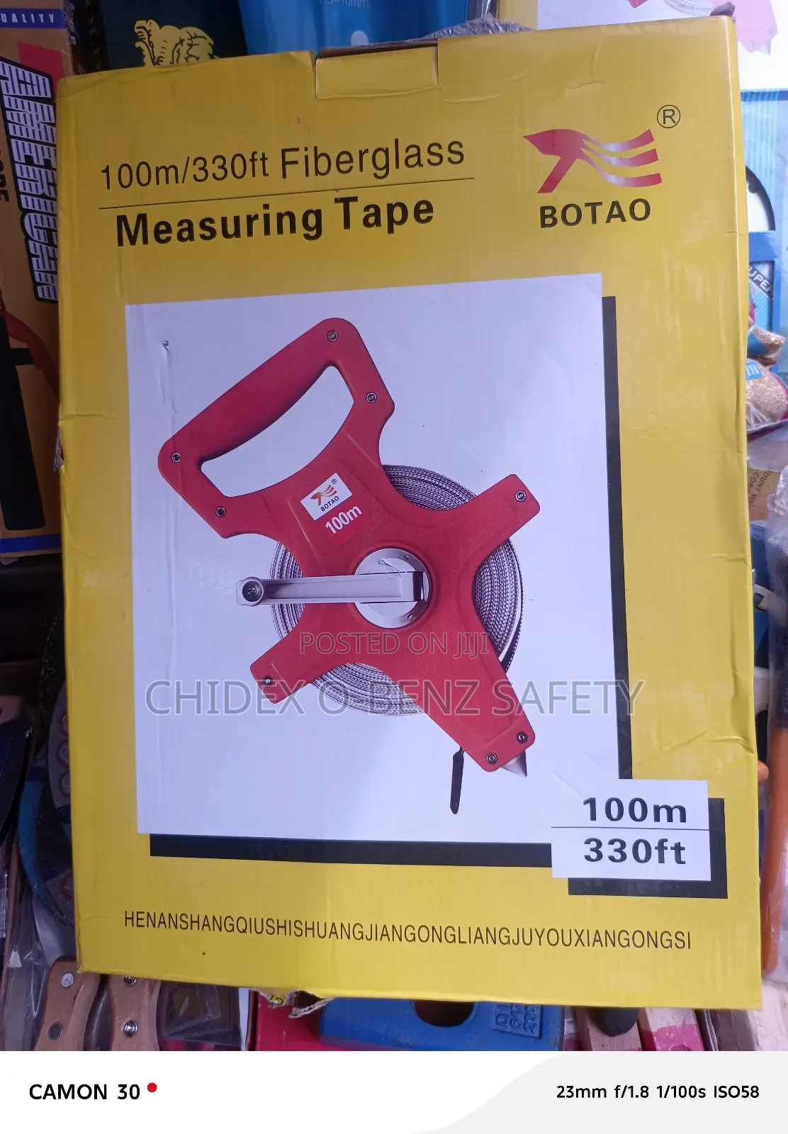 100m Fibre Measuring Tape
