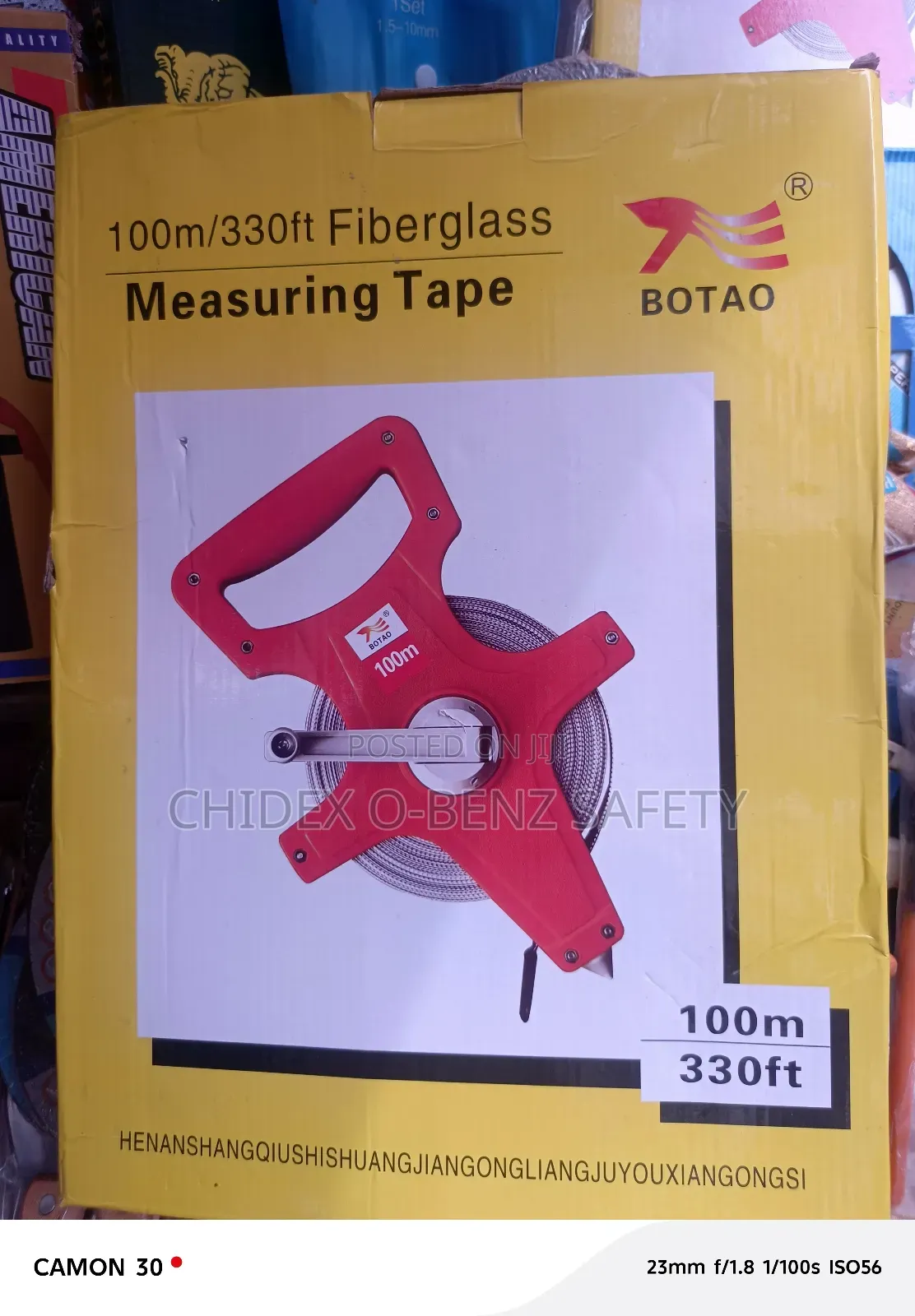 100m Fibre Measuring Tape