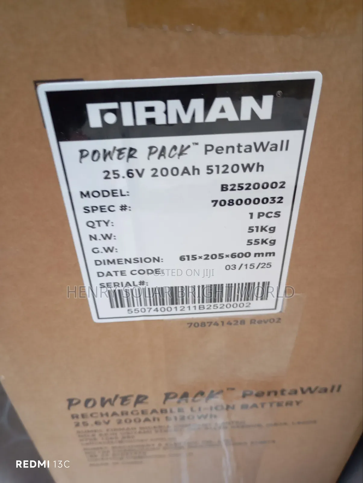 5kwh 24v Lithium Battery Firman