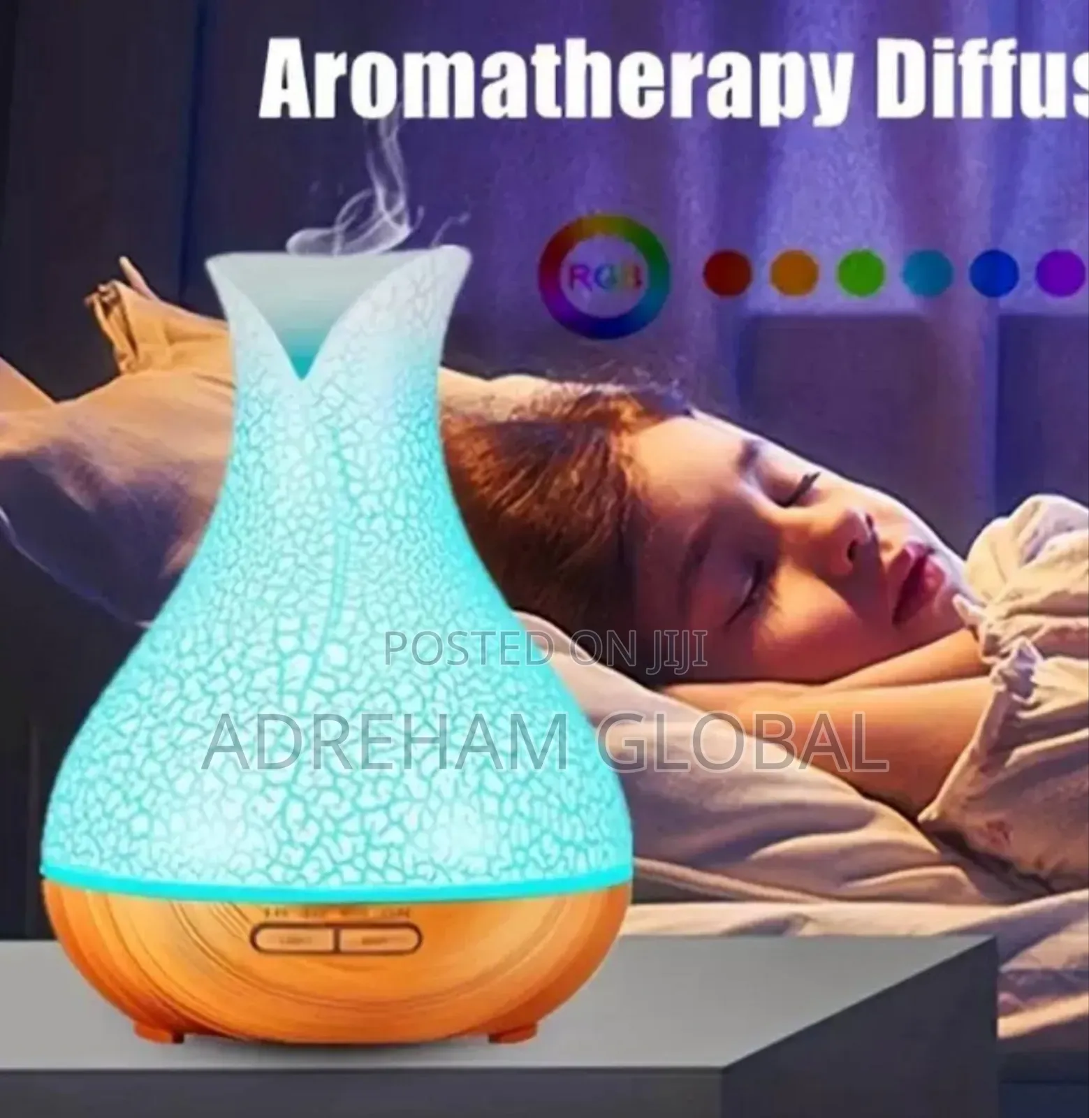 Air Humidifier Essential Oil Diffuser With Remote Control Ultrasound
