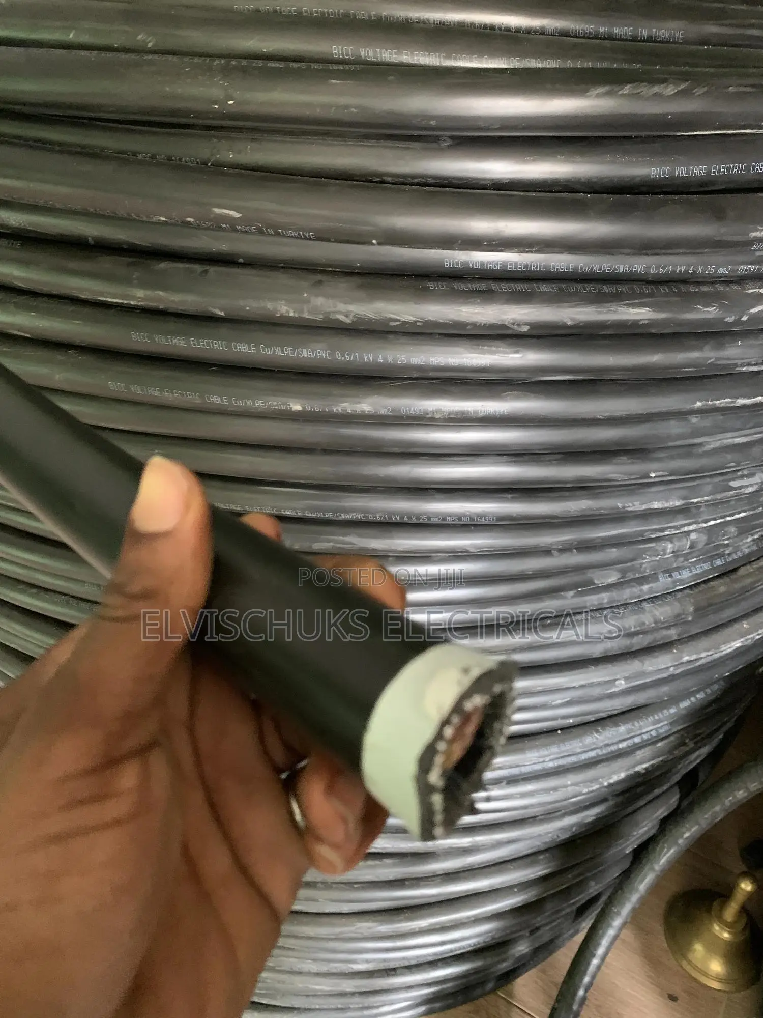 50mm 4 Core Armoured Nigerian Power Cable – Strong Durable