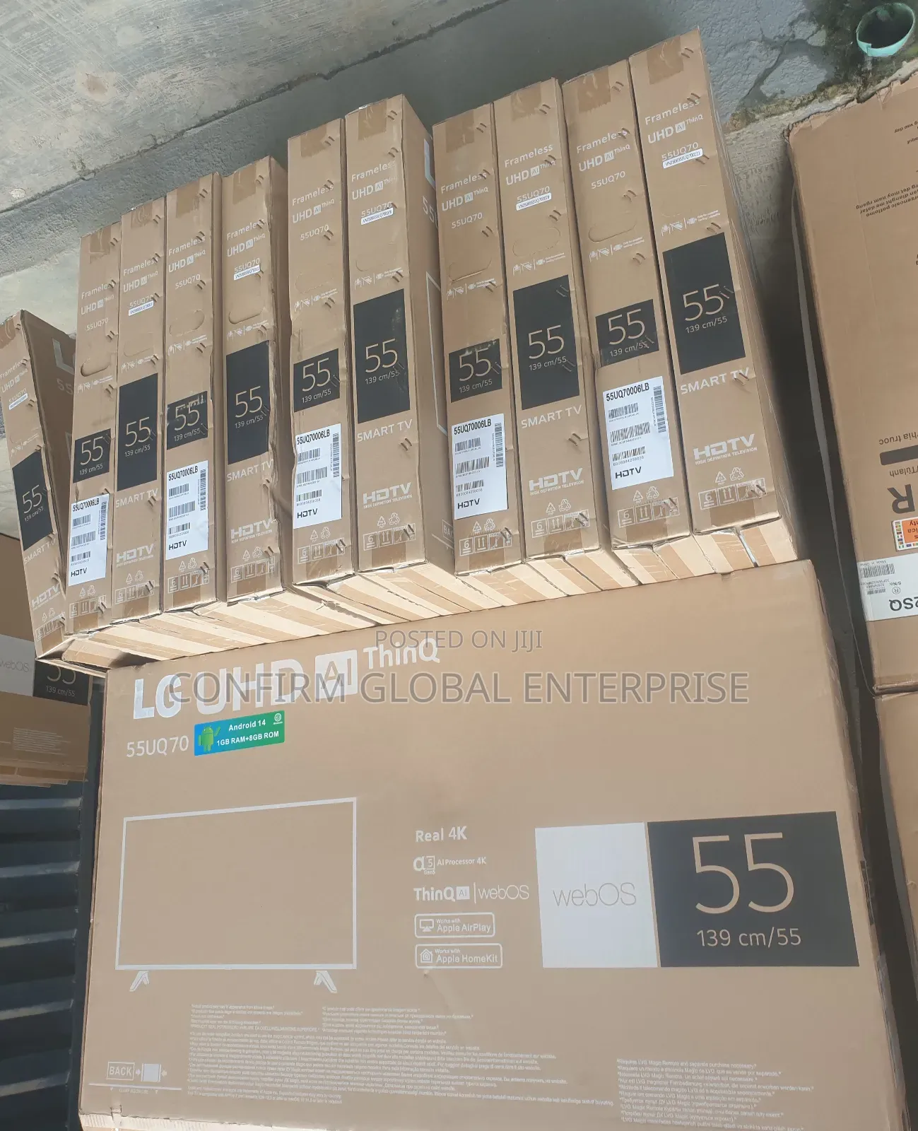 Lg 55" Inches Smart Tv With Bluetooth and Netflix, Youtube