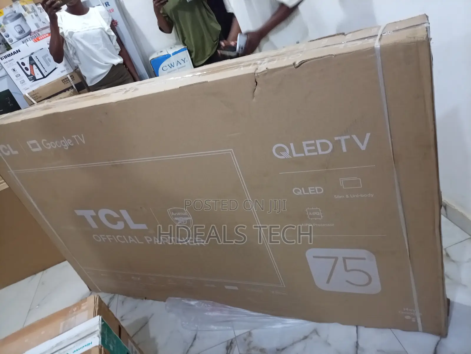 Epic TCL 75” Display Watch Like Never Before, Great View for Streaming
