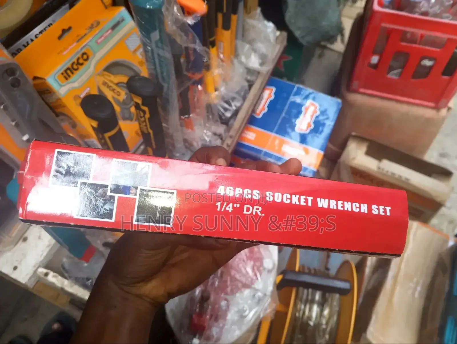 46 Pc's of Socket Wrench Set
