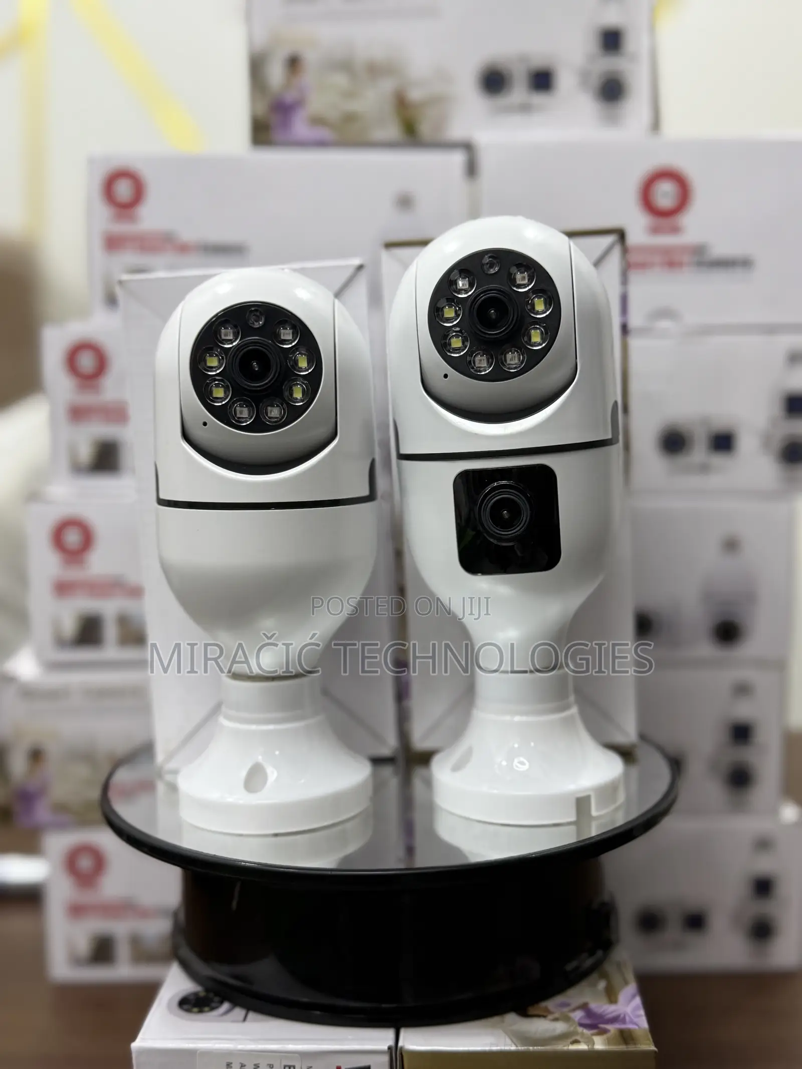 Bulb CCTV 2 Lens Wifi Camera