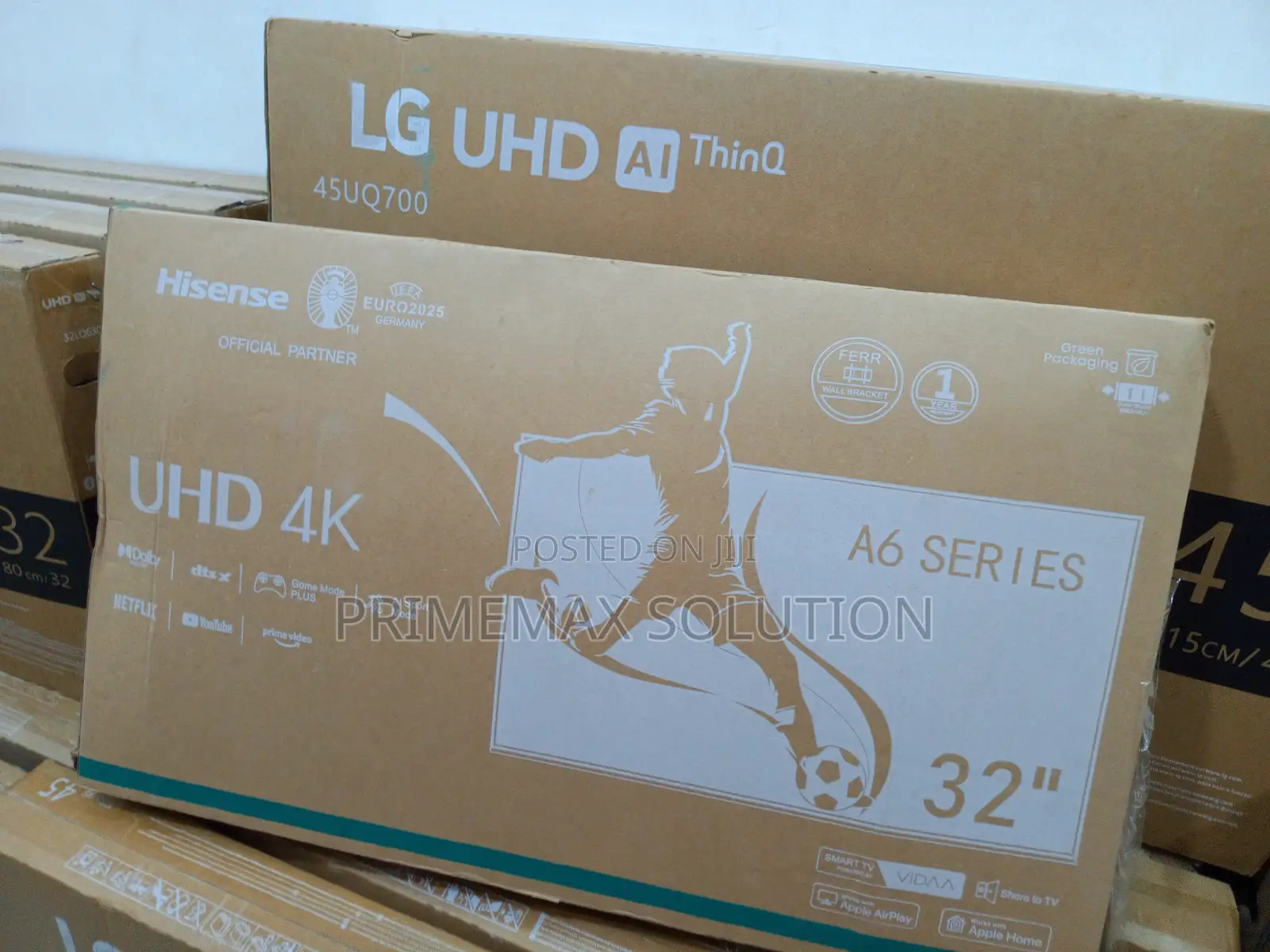 Hisense 32" Smart Tv With Built-in Wi-Fi