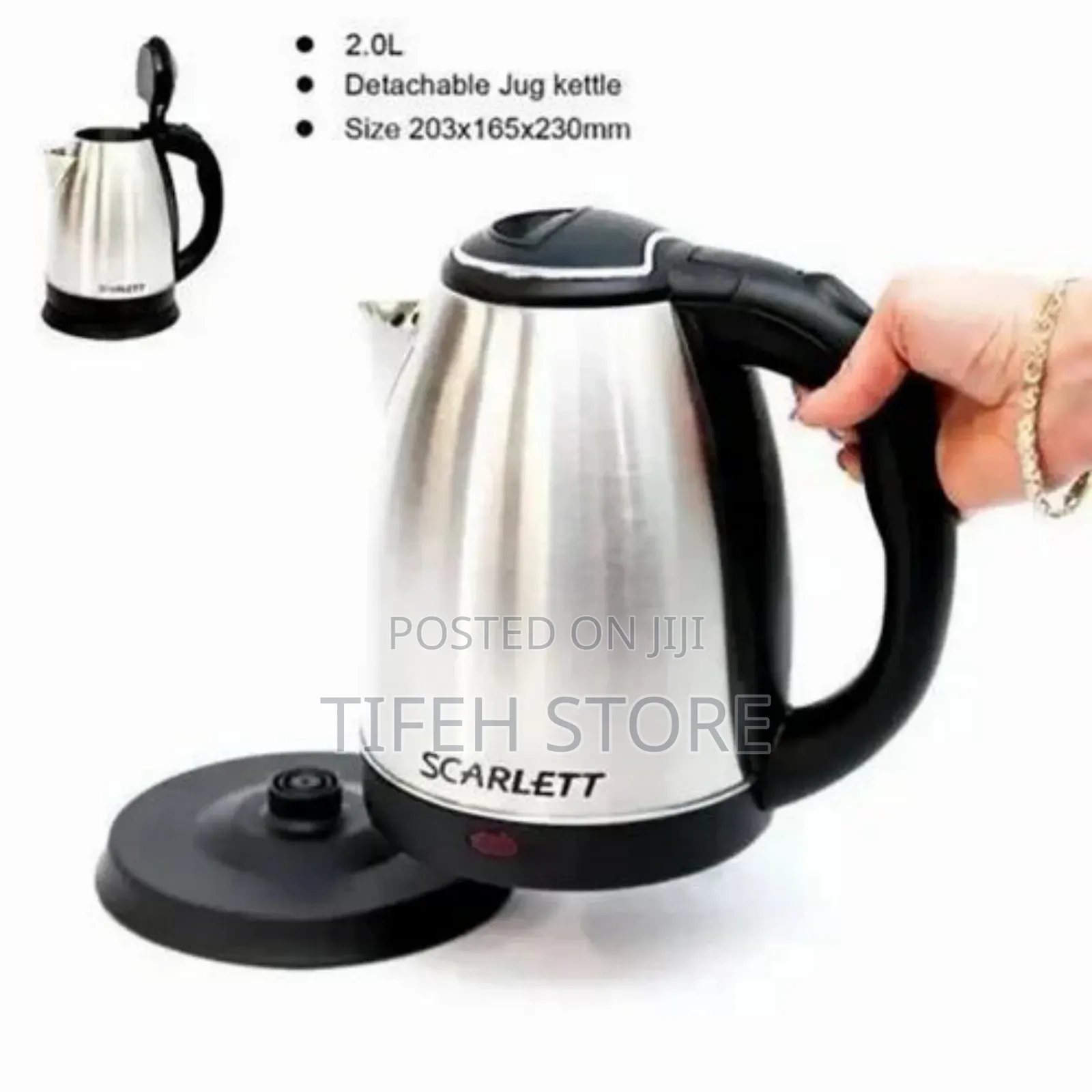 2 Litres Scarlett Electric Kettle