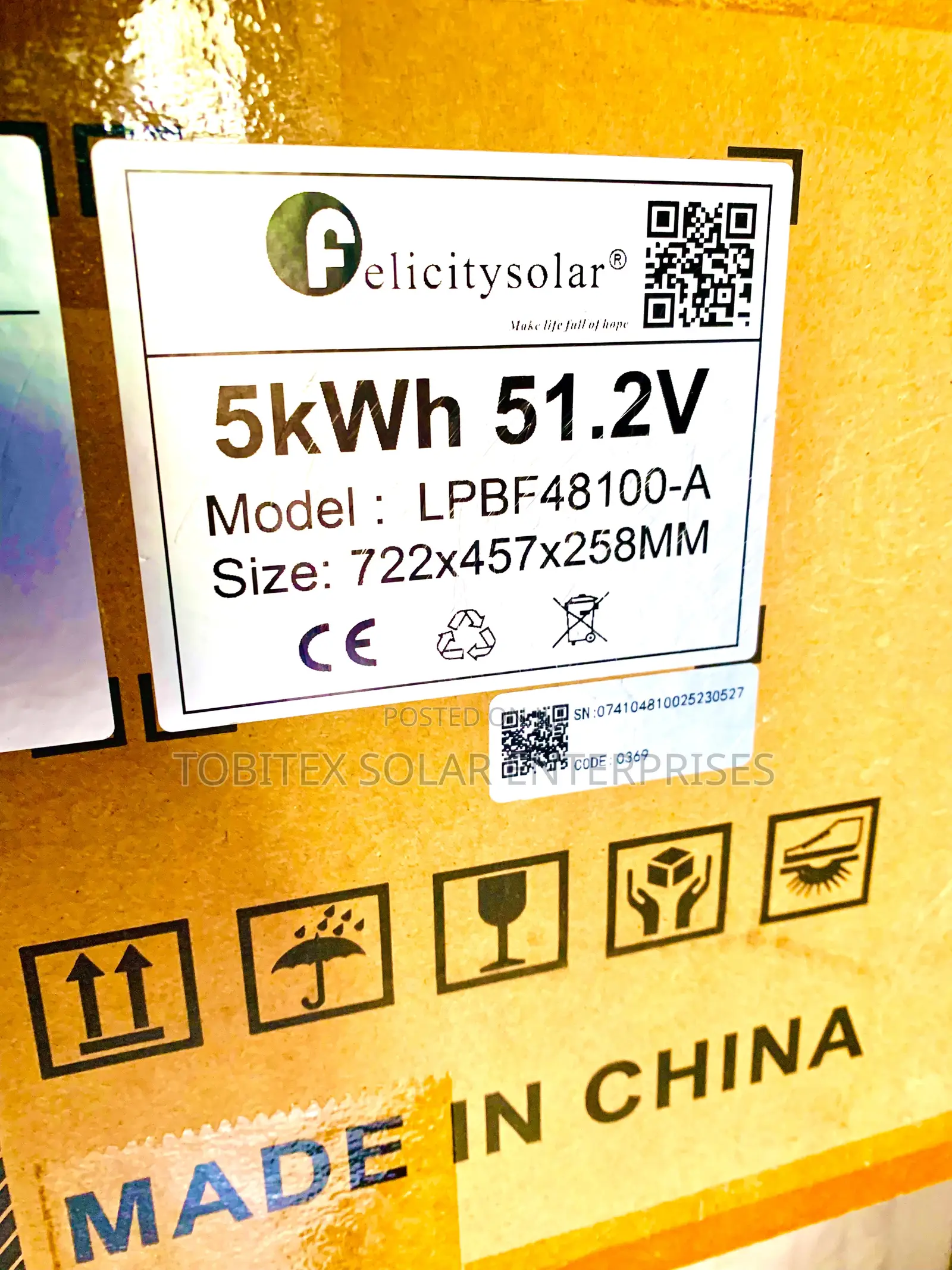 Felicity Lithium Ion Batteries 5kwh 100ah Promo