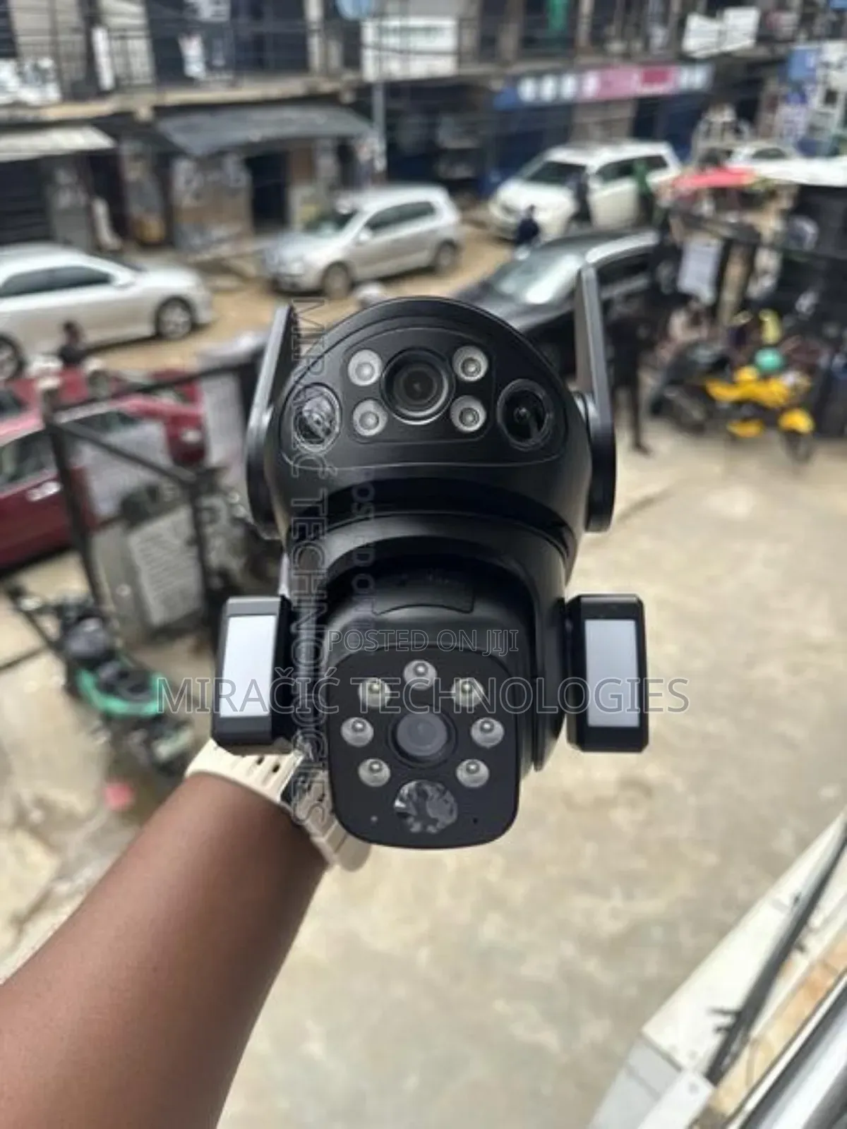 V380pro Dual 2 Lens Solar Camera