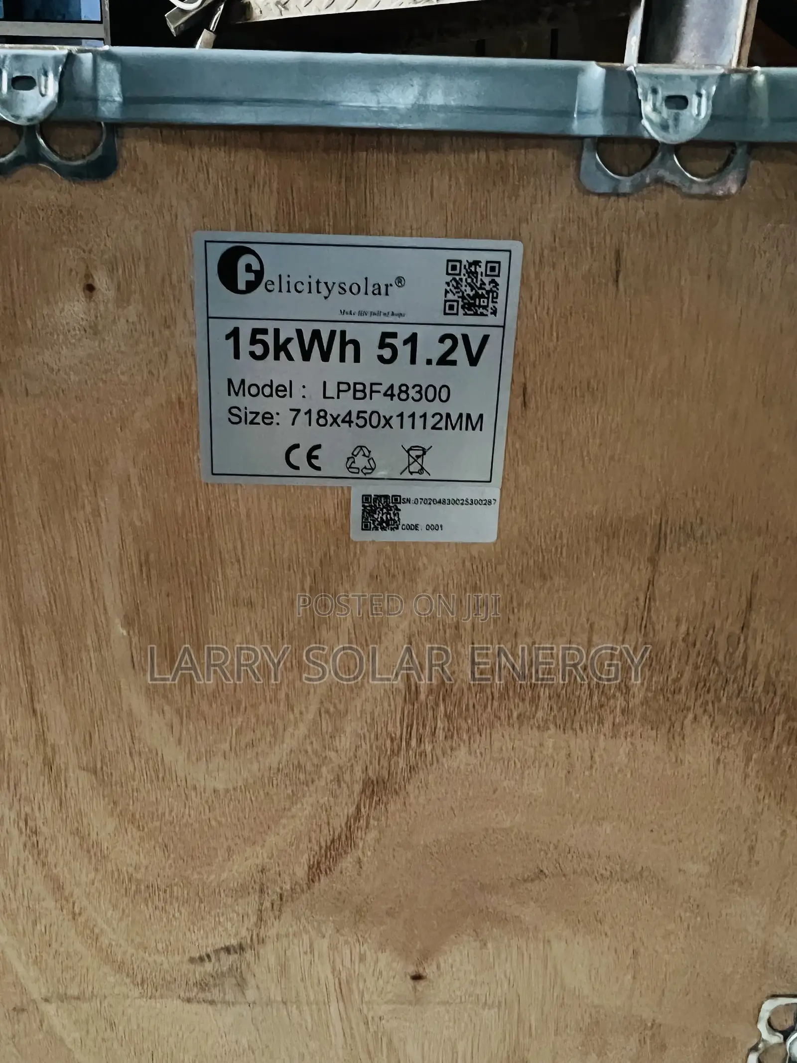 15kwh 51.2v Felicity Lithium Battery