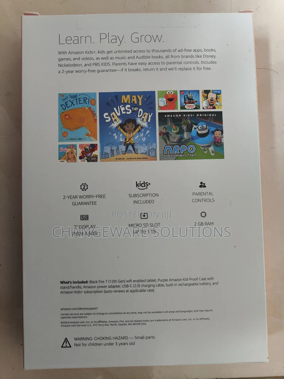 New Amazon Fire 7 Kids Edition 2022 16 GB