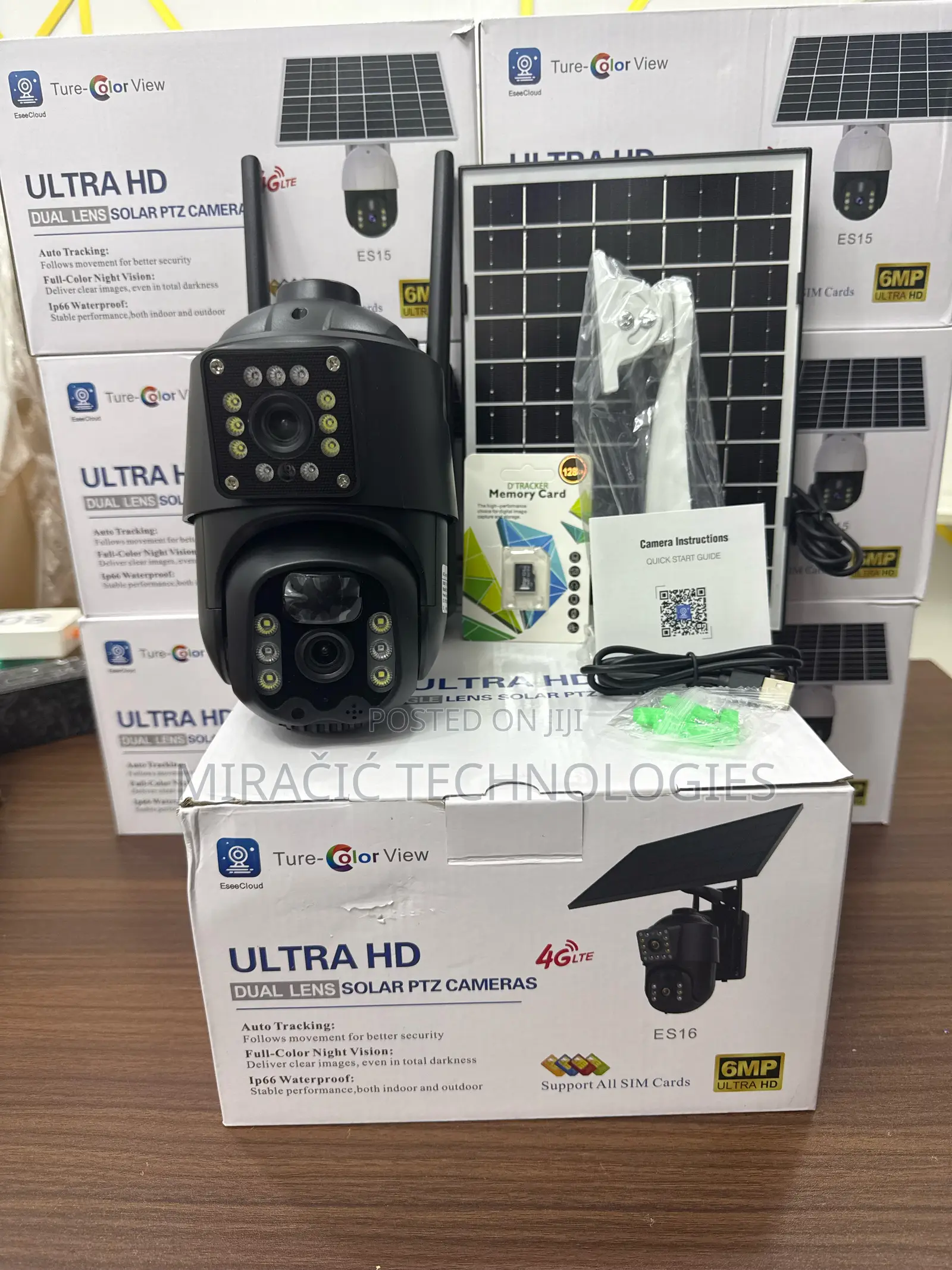 Eseecloud Solar Camera (Eu) Solar Cctv 6mp Es16