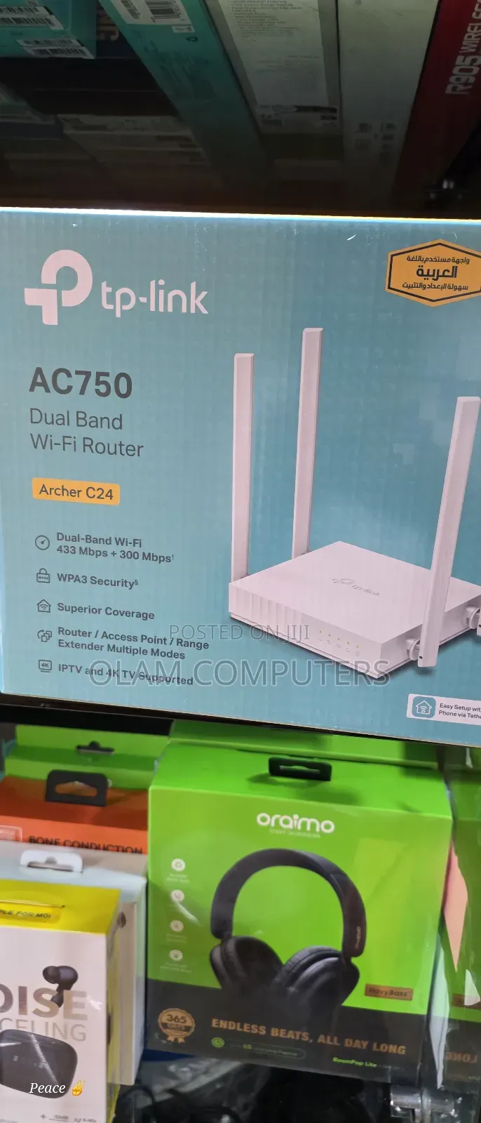 Tp-Link Ac750 Dual Band Wi-Fi Archer C24