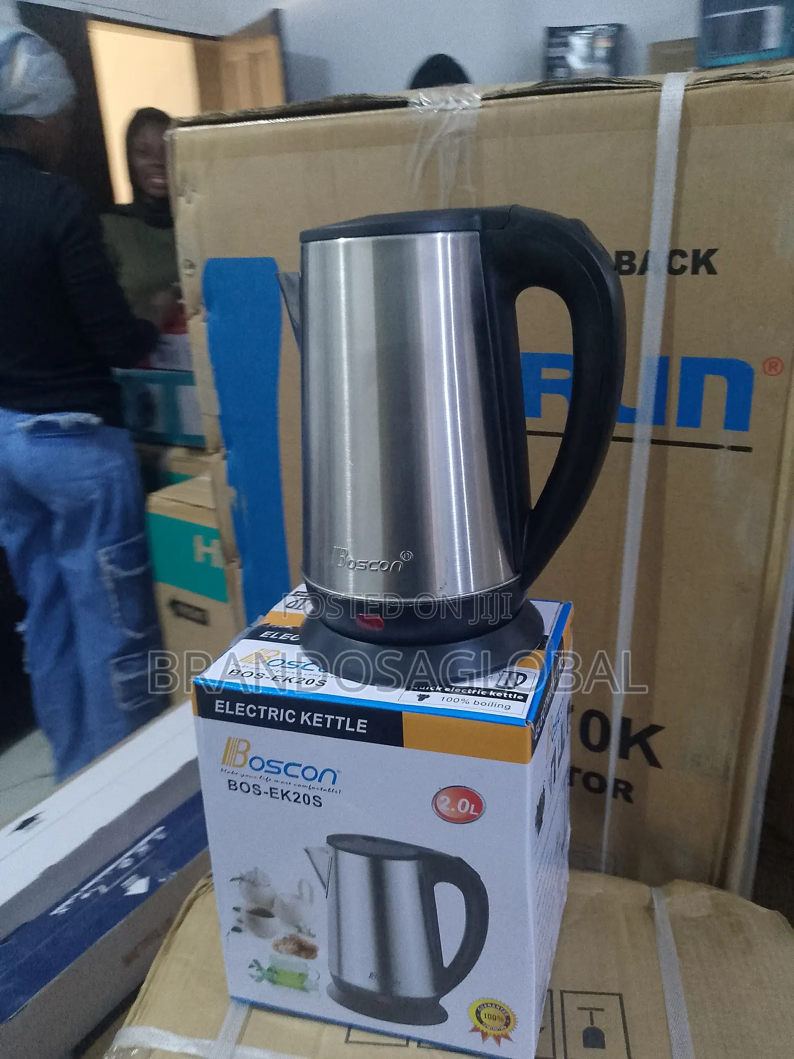Boscon 2l Electric Kettle – Stylish, Efficient, and Durable