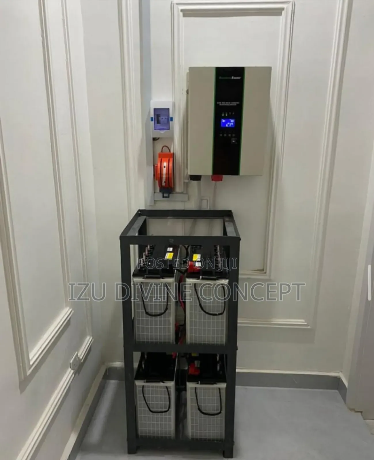 5kva Inverter Setup and 4pcs of 220amps Tubular Batteries