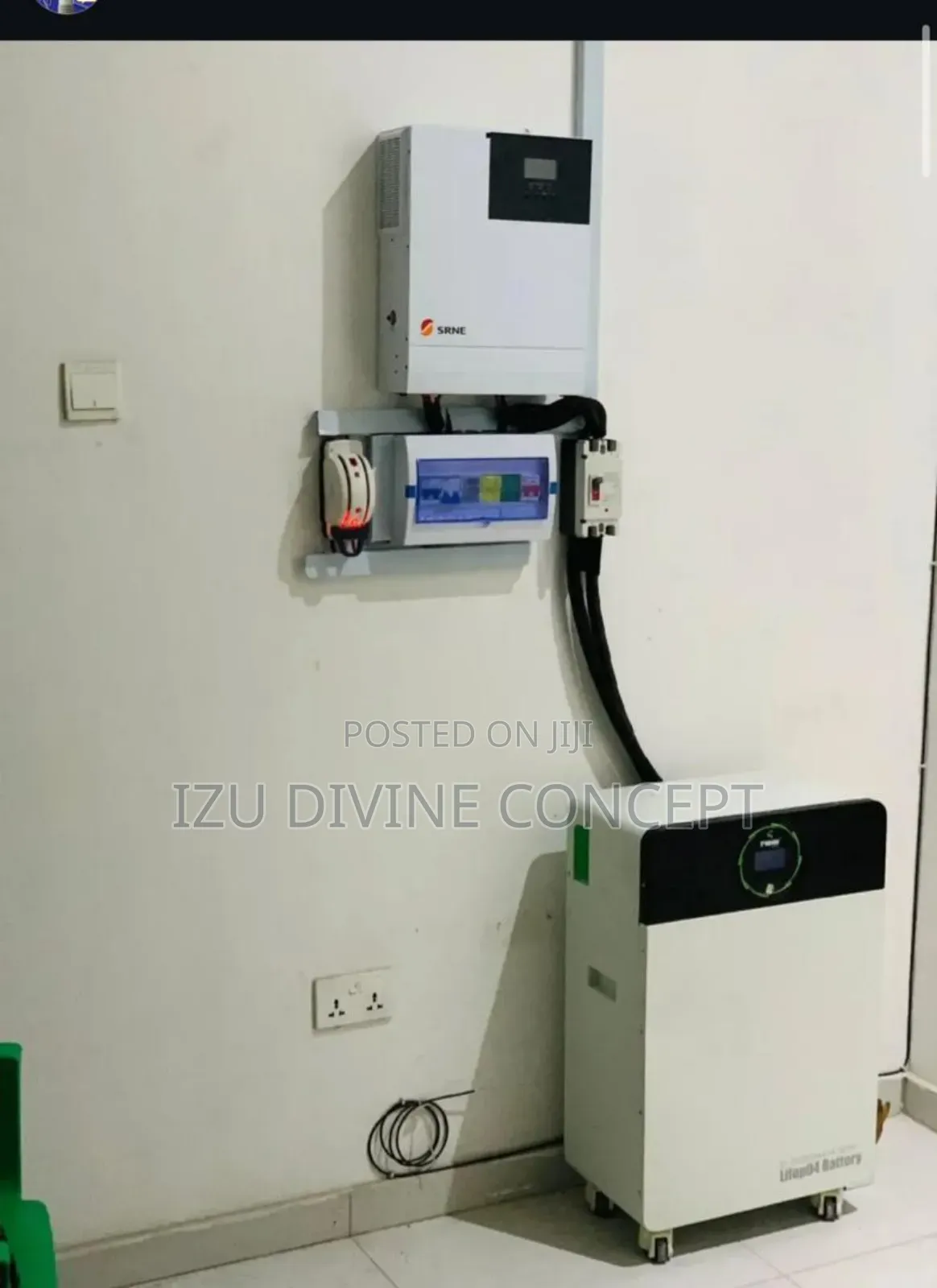 6kva Inverter Setup and 15kwh Lithium Battery Backup