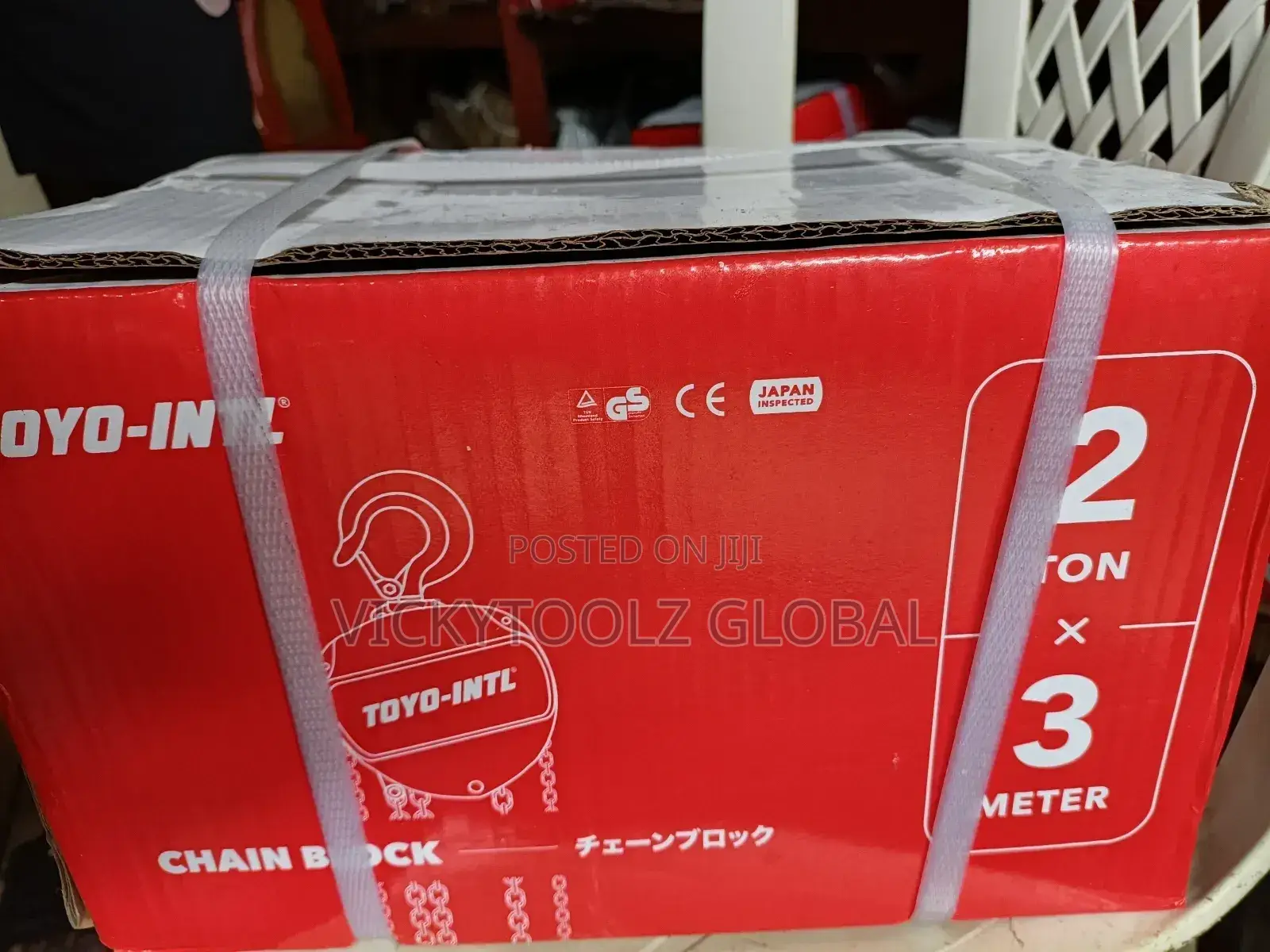 Toyo Int'l Chain Block 2ton X 3meters