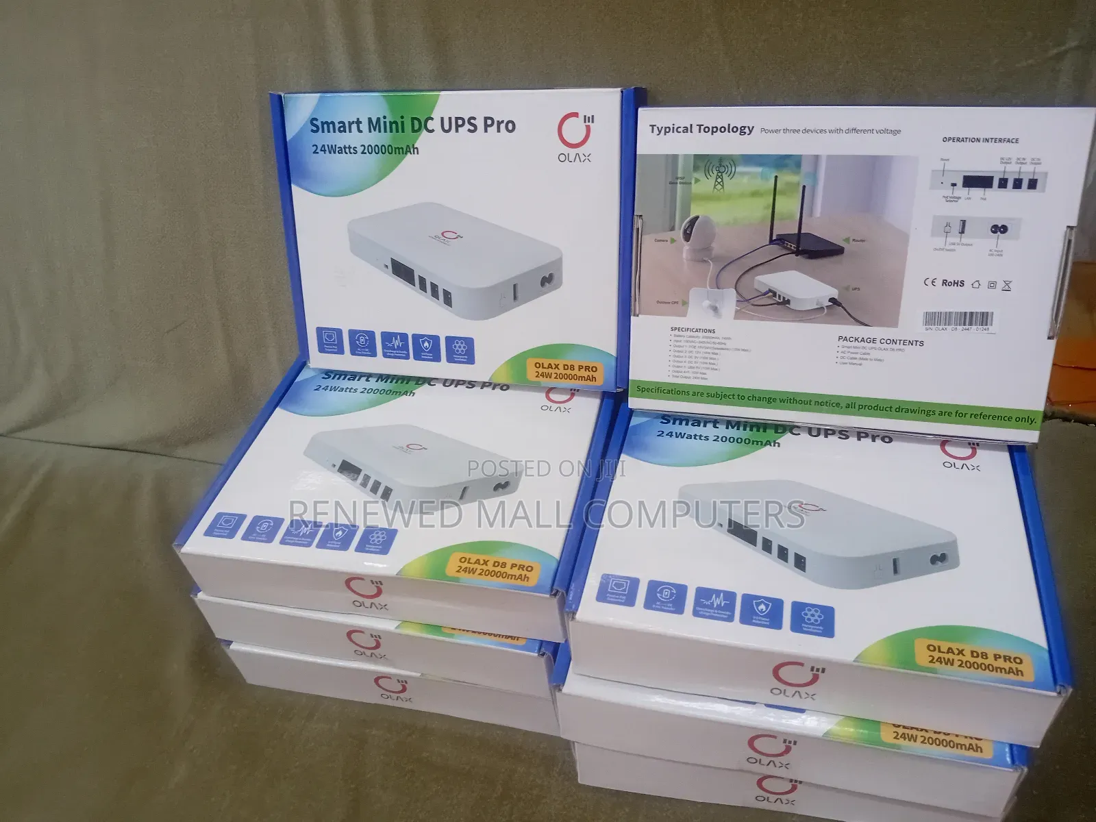 Smart Mini Dc Ups Pro 24watts 20000mah