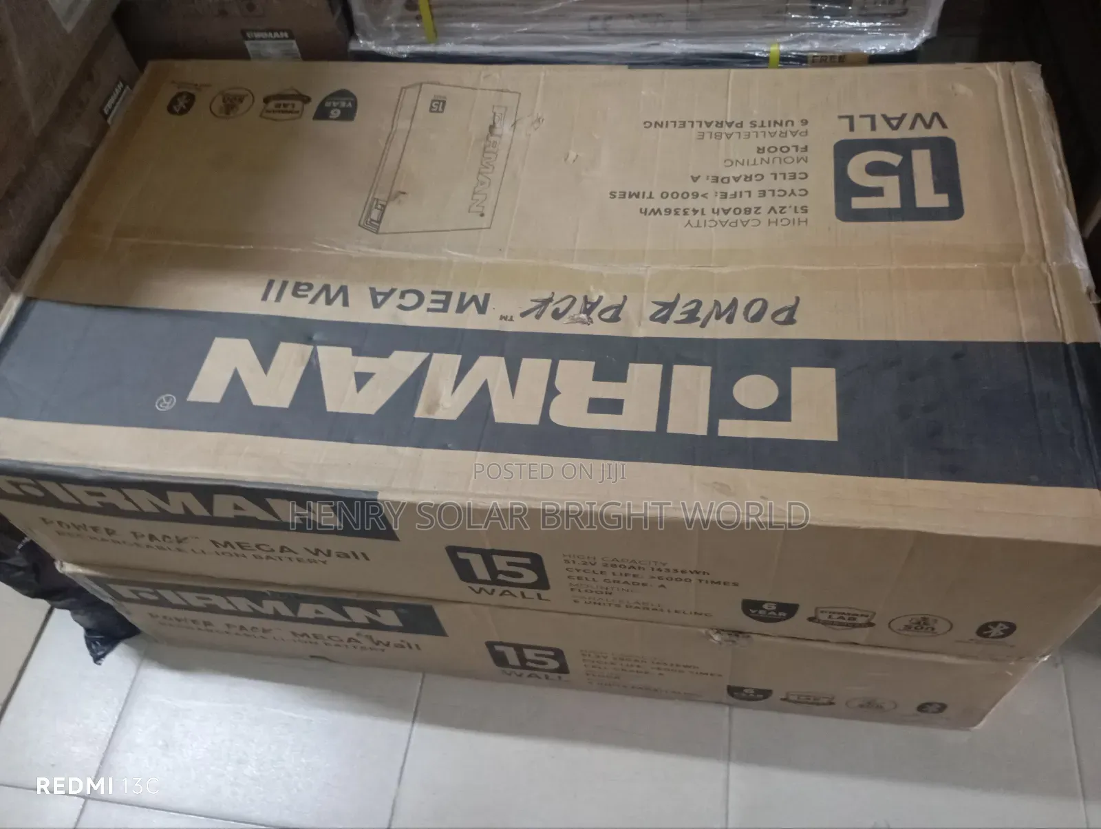 Firman 15kwh 51.2v Lithium Ion Battery