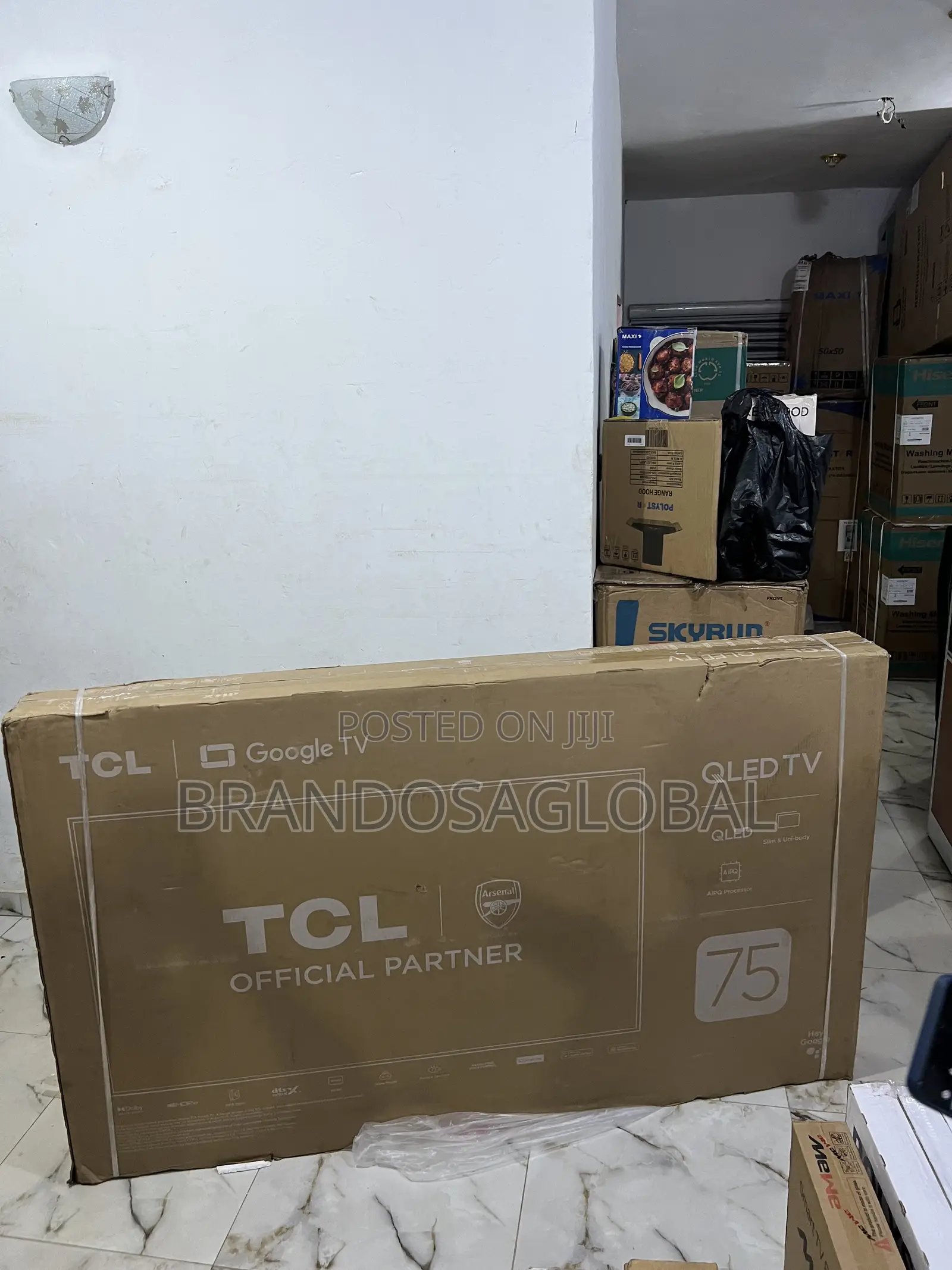 TCL 75p7k Qled Smart Tv – Vibrant Colors, Deep Contrast Display