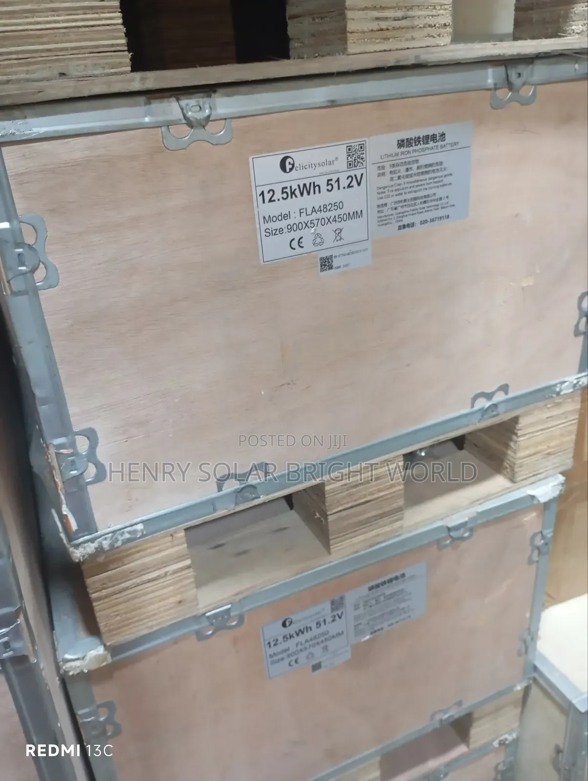 Felicity 12.5kwh 51.2v Lithium Ion Battery