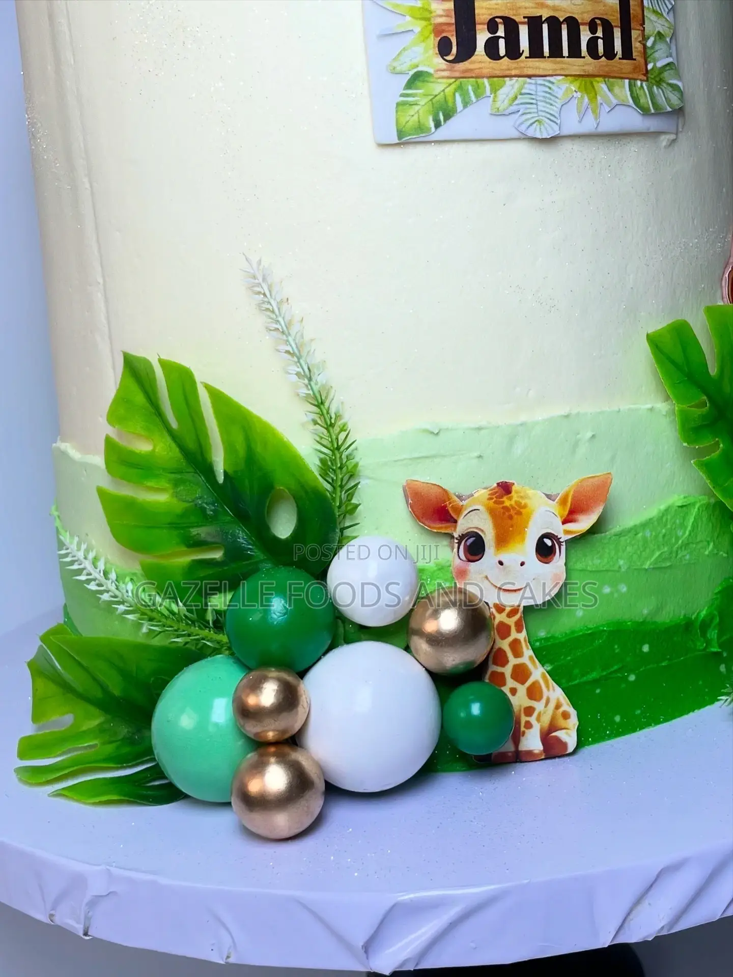 9inch Lion Themed Cake With Four Layers of Flavored Cake