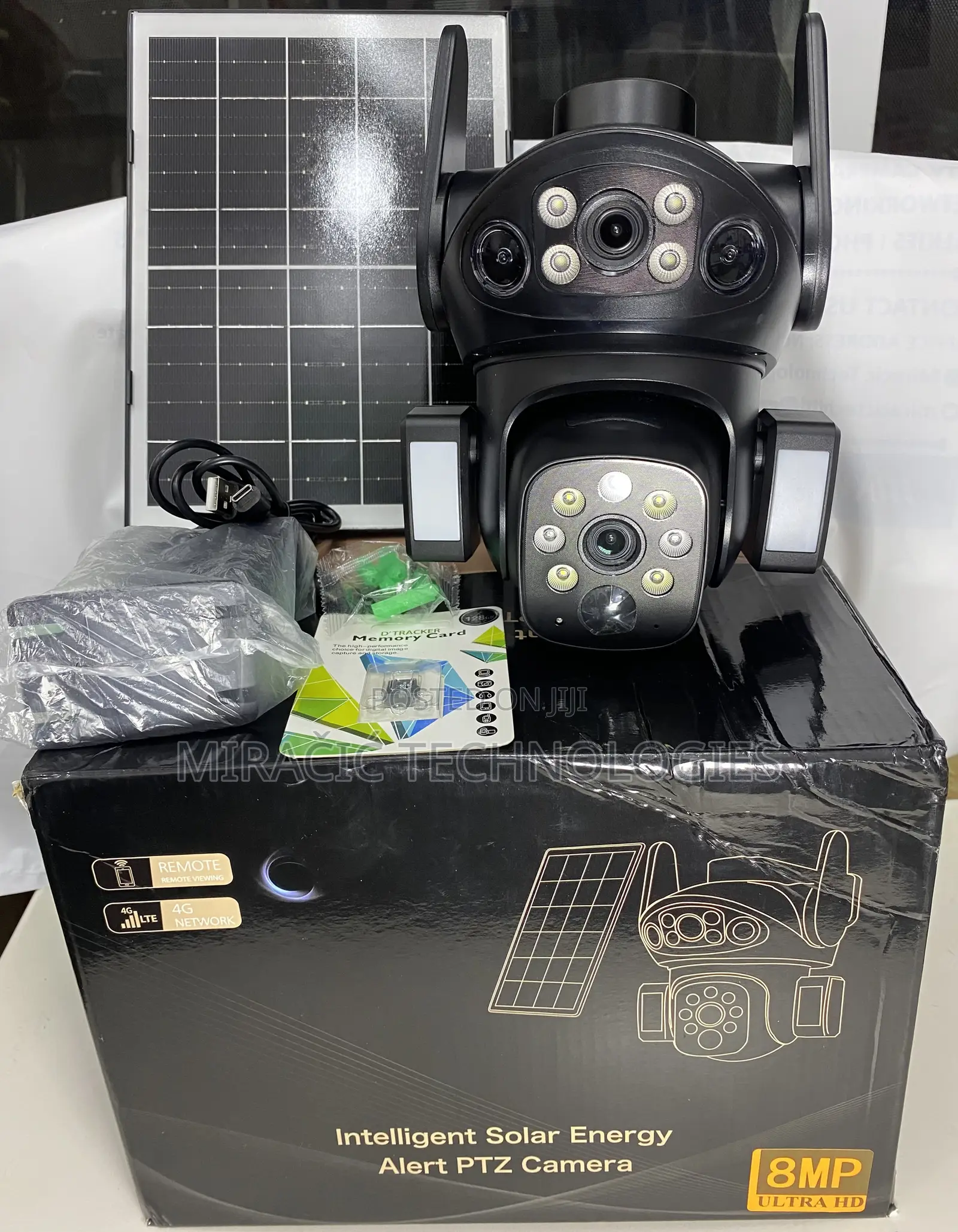 CCTV Camera V380pro Solar Camera 8mp
