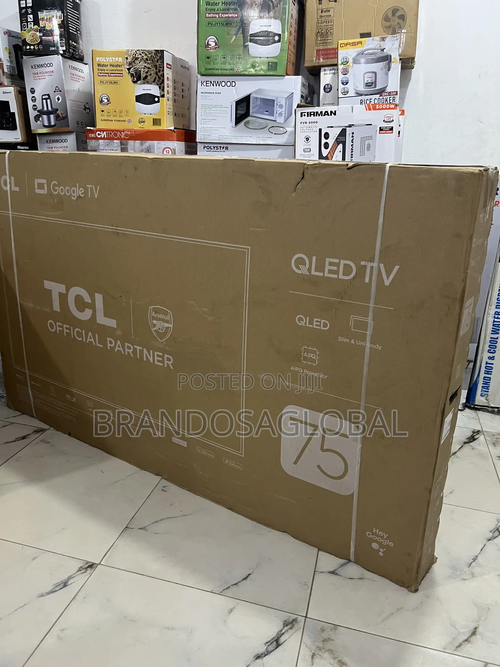 TCL 75p7k 75 Inch Qled Smart Tv – Quantum Dot Dolby Vision Display