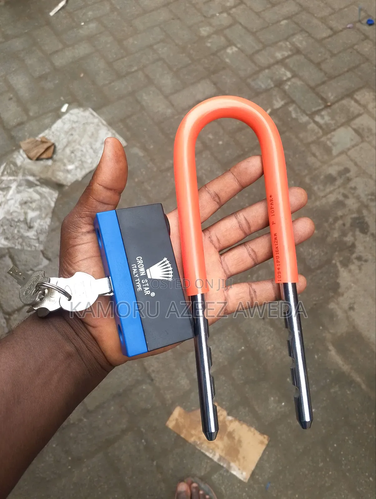 Bike Lock and Bicycle and Motorcycle