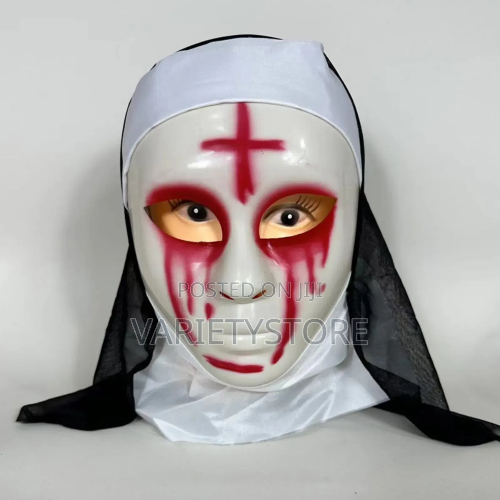 New Halloween Nun Horror Scary Prank Mask