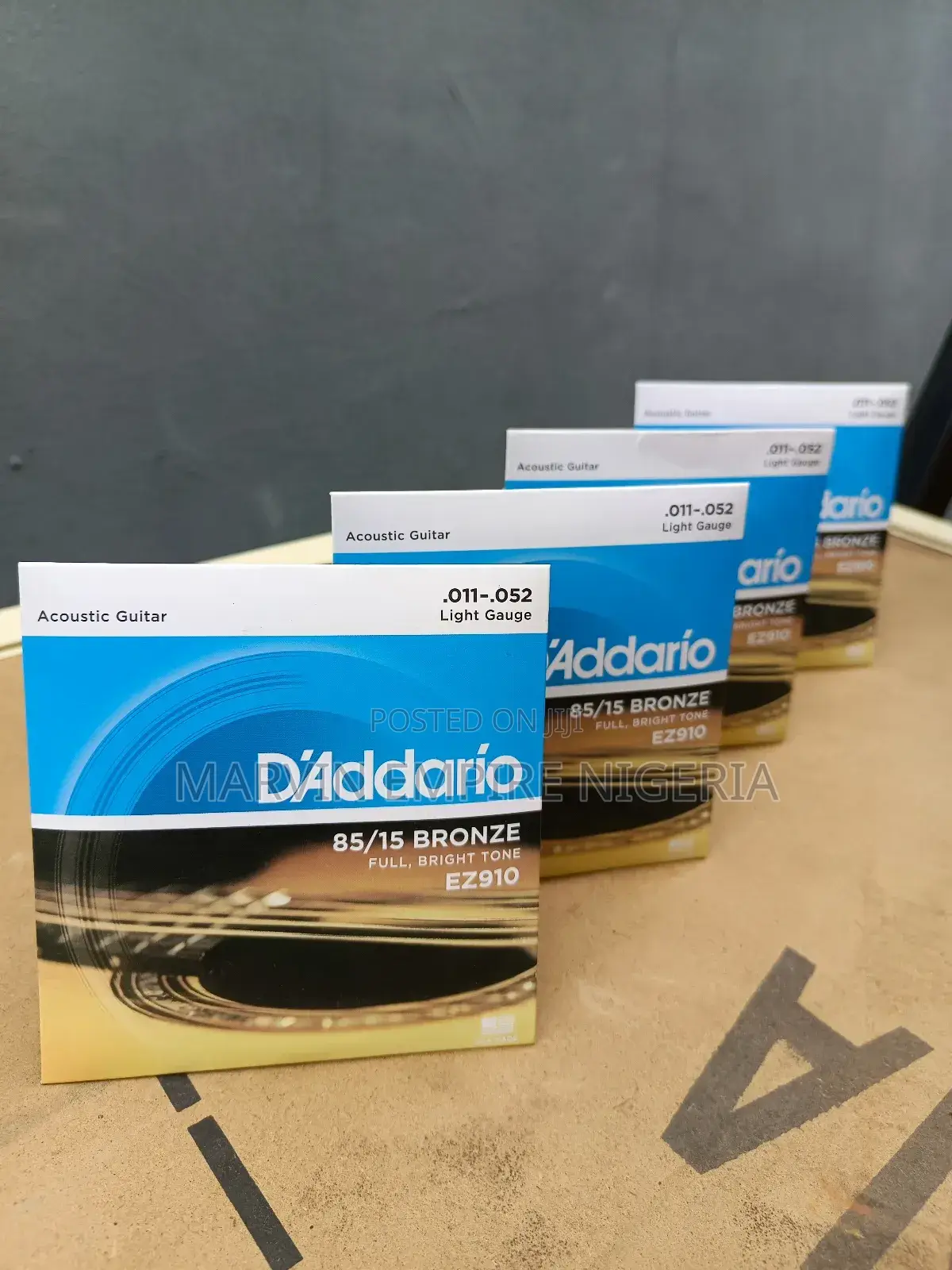 4 Sets Daddario Acoustic Guitar Strings Ez910