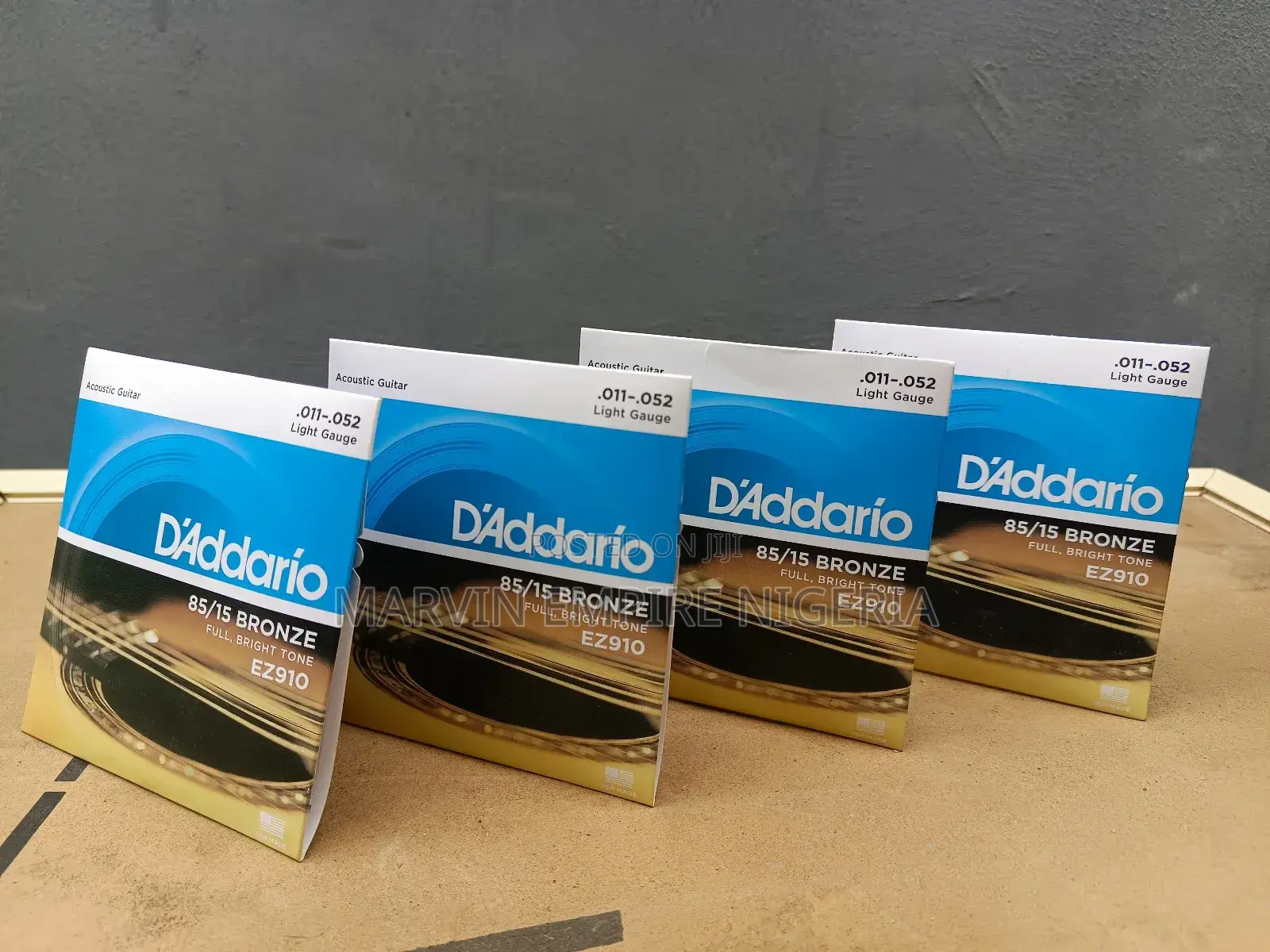 4 Sets Daddario Acoustic Guitar Strings Ez910