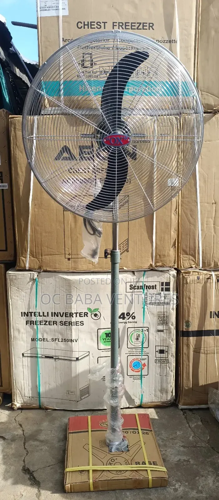 Ox Industrial Standing Fan