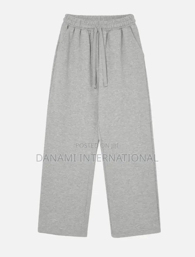 Baggy Straight Sweatpants Joggers- Grey
