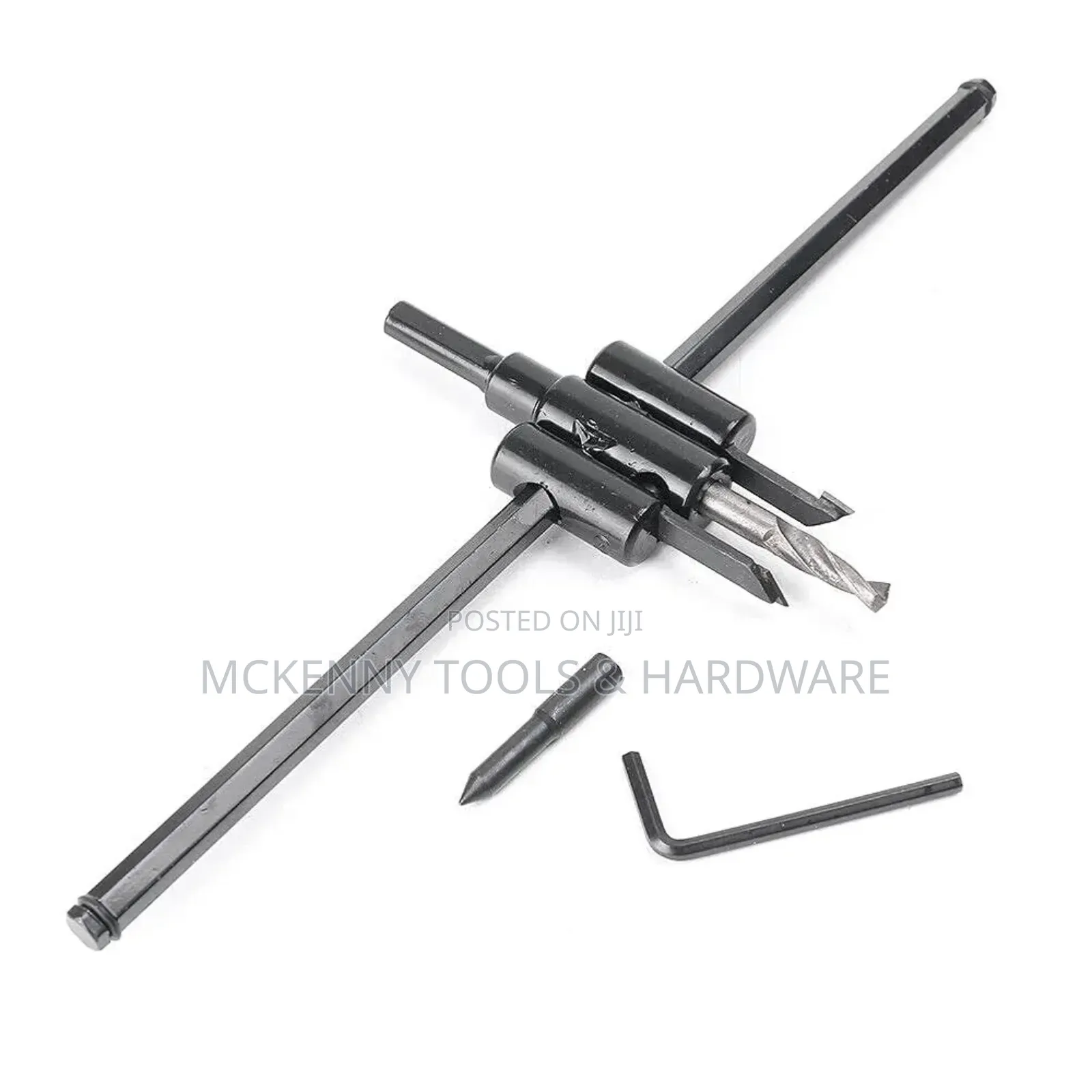 Adjustable Metal Wood Circle Cutter Kit Hole Saw Drill Bit Diy Tool
