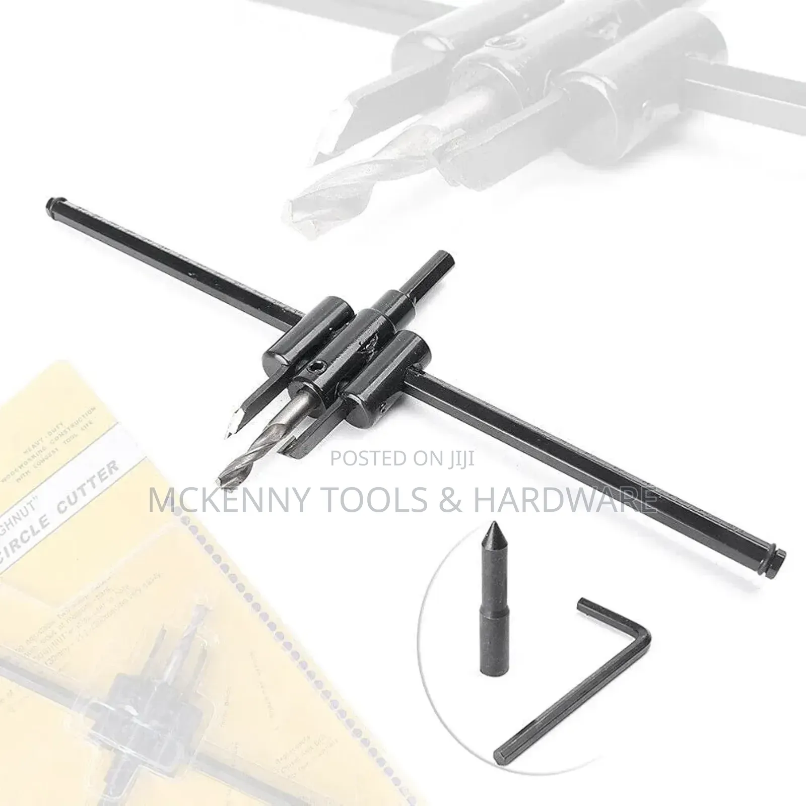 Adjustable Metal Wood Circle Cutter Kit Hole Saw Drill Bit Diy Tool
