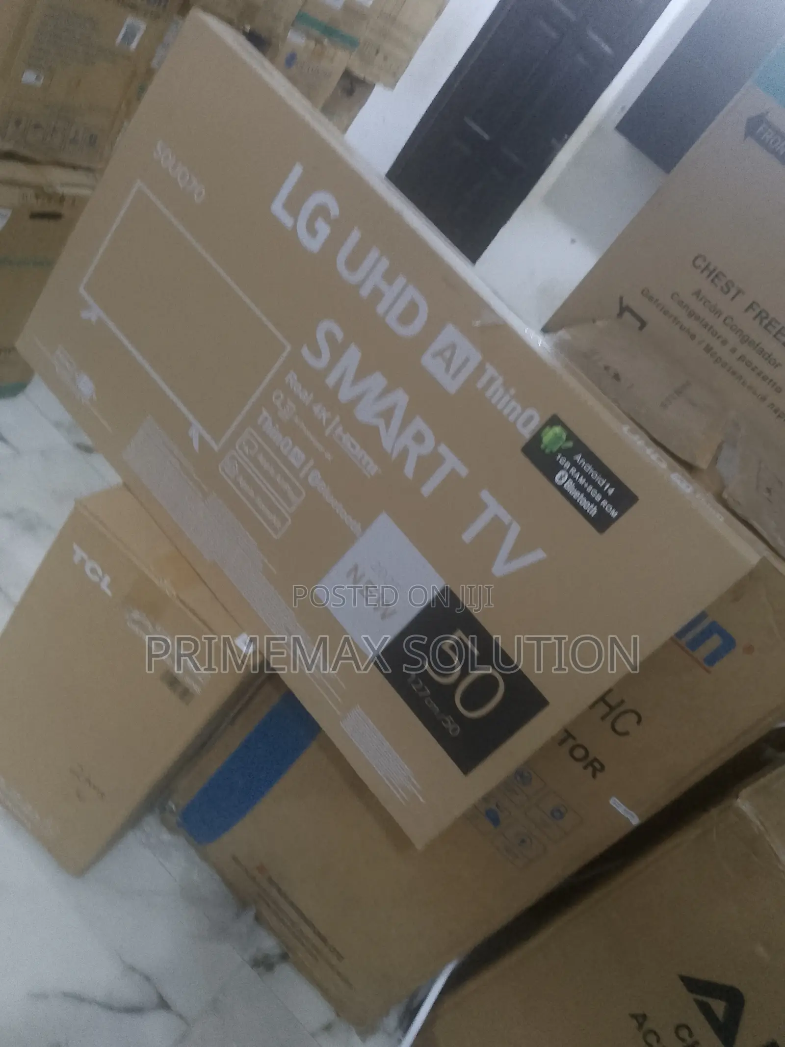 Lg 50-Inch Smart Tv – Modern Minimalism