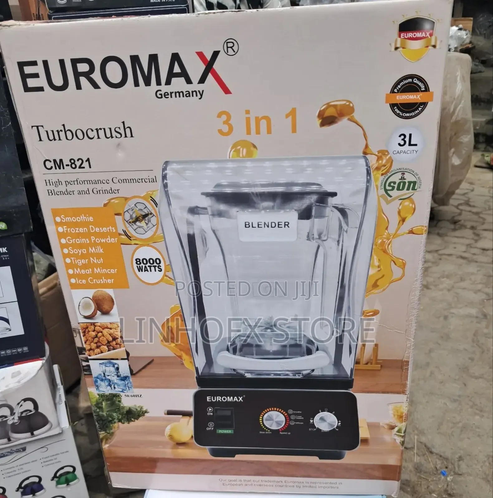 Euromax Turbocrush Blender(3l)