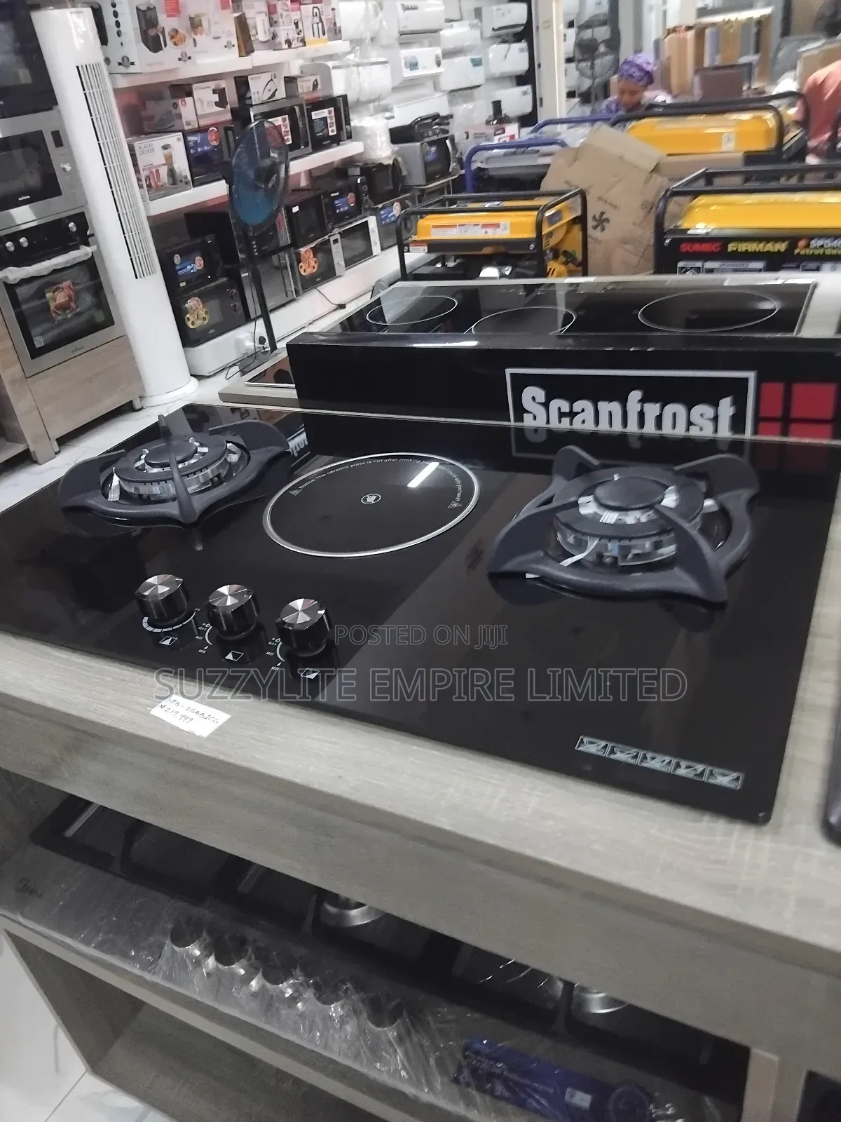 Newtrend 60 By 90 Inbuilt Gas Cooker 2gas 1 Electric