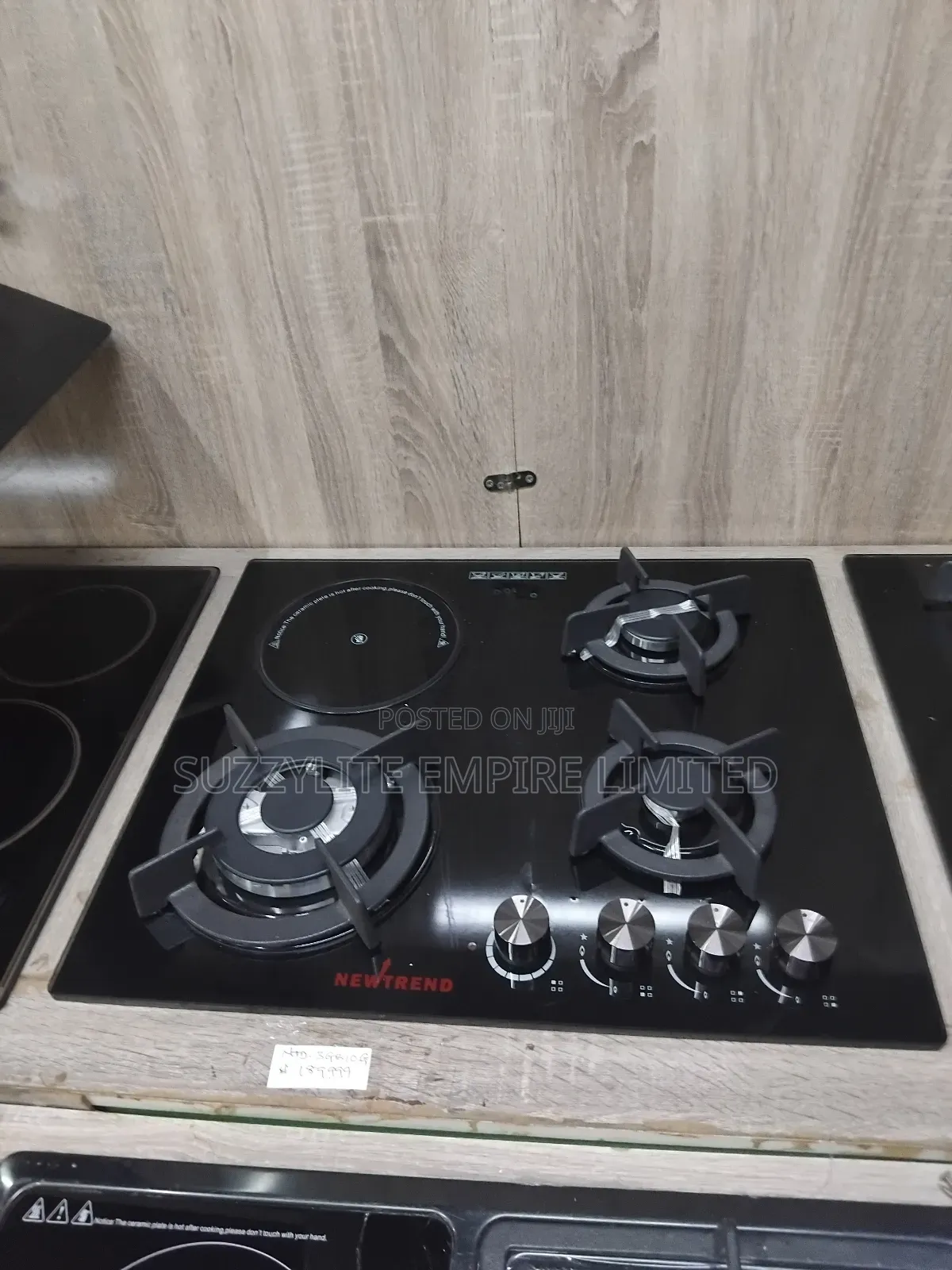 Newtrend 4burner Gas Cooker 3gas And Electric 50 By 50