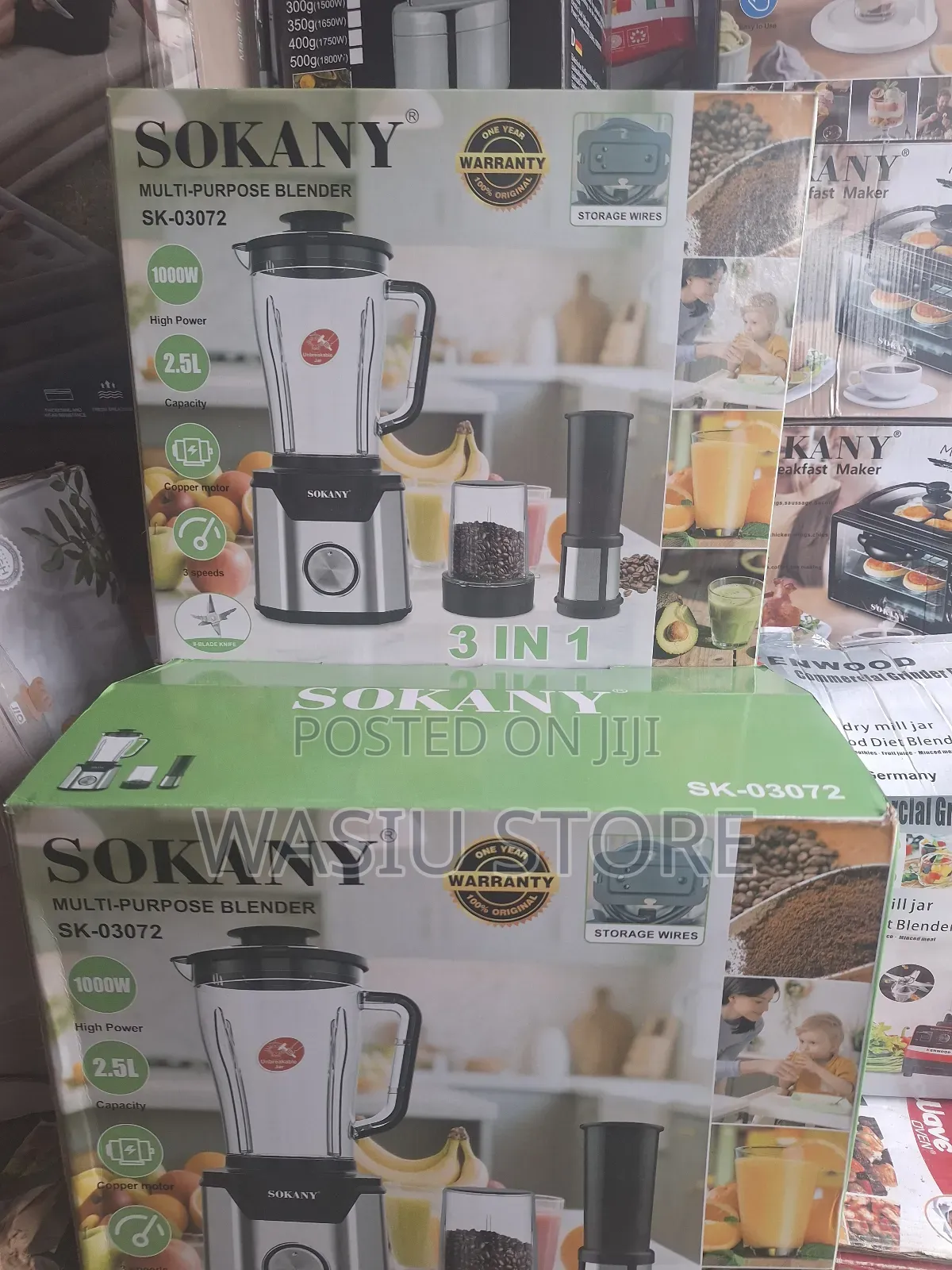 Sokany Multi-Purpose Blender, Model Sk-03072